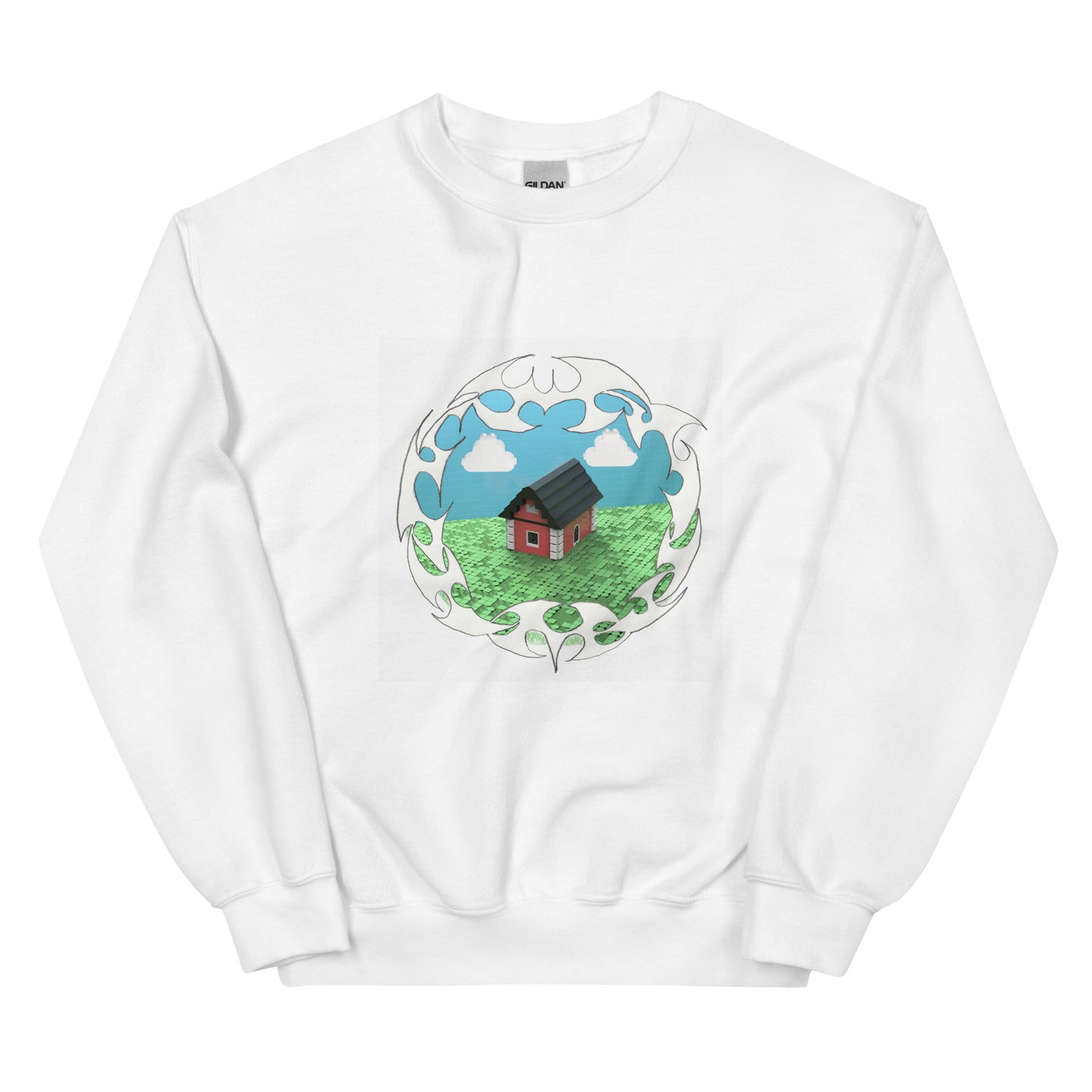 "Bladee & Ecco2k - Crest" Lego Parody Sweatshirt