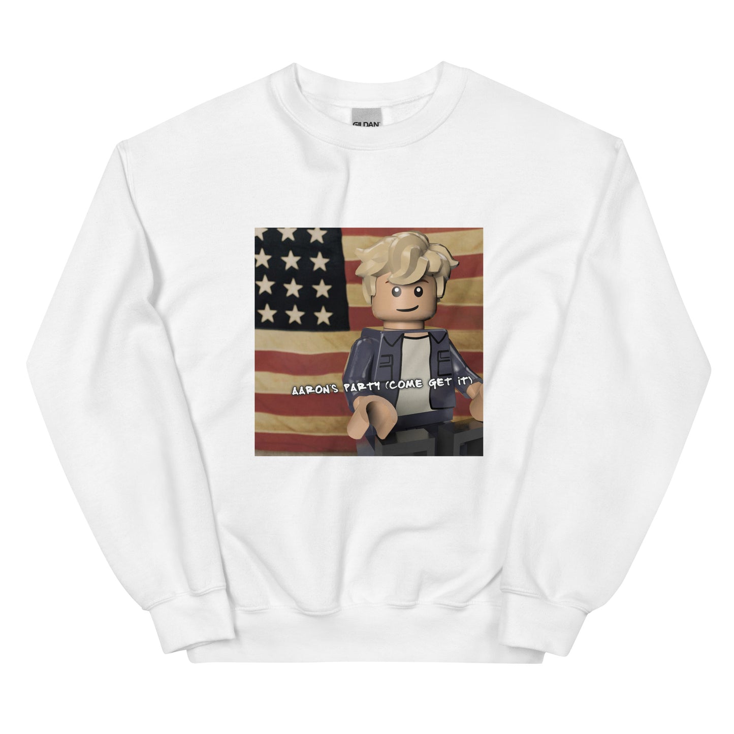 "Aaron Carter - Aaron’s Party (Come Get It)" Lego Parody Sweatshirt