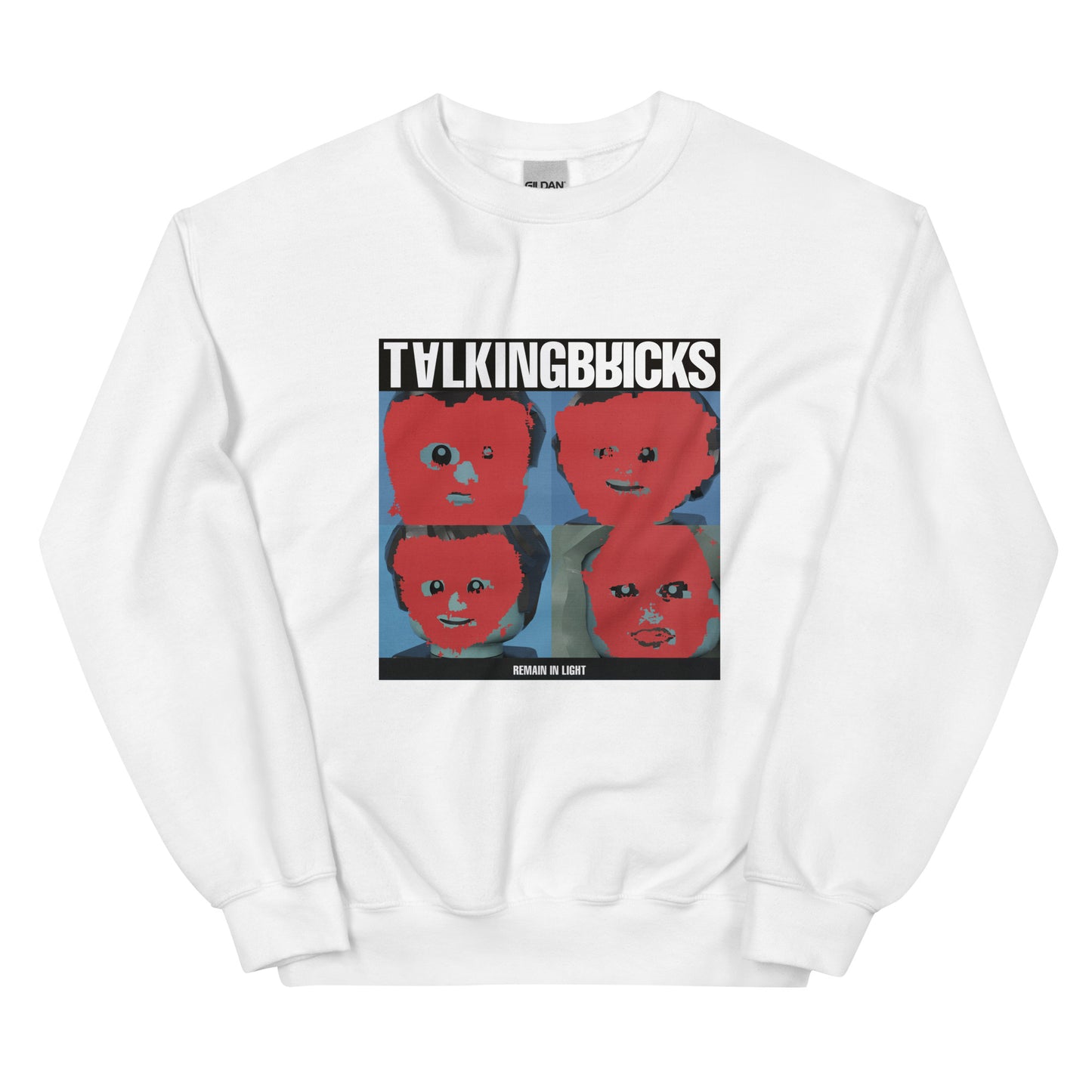 "Talking Heads - Remain in Light" Lego Parody Sweatshirt