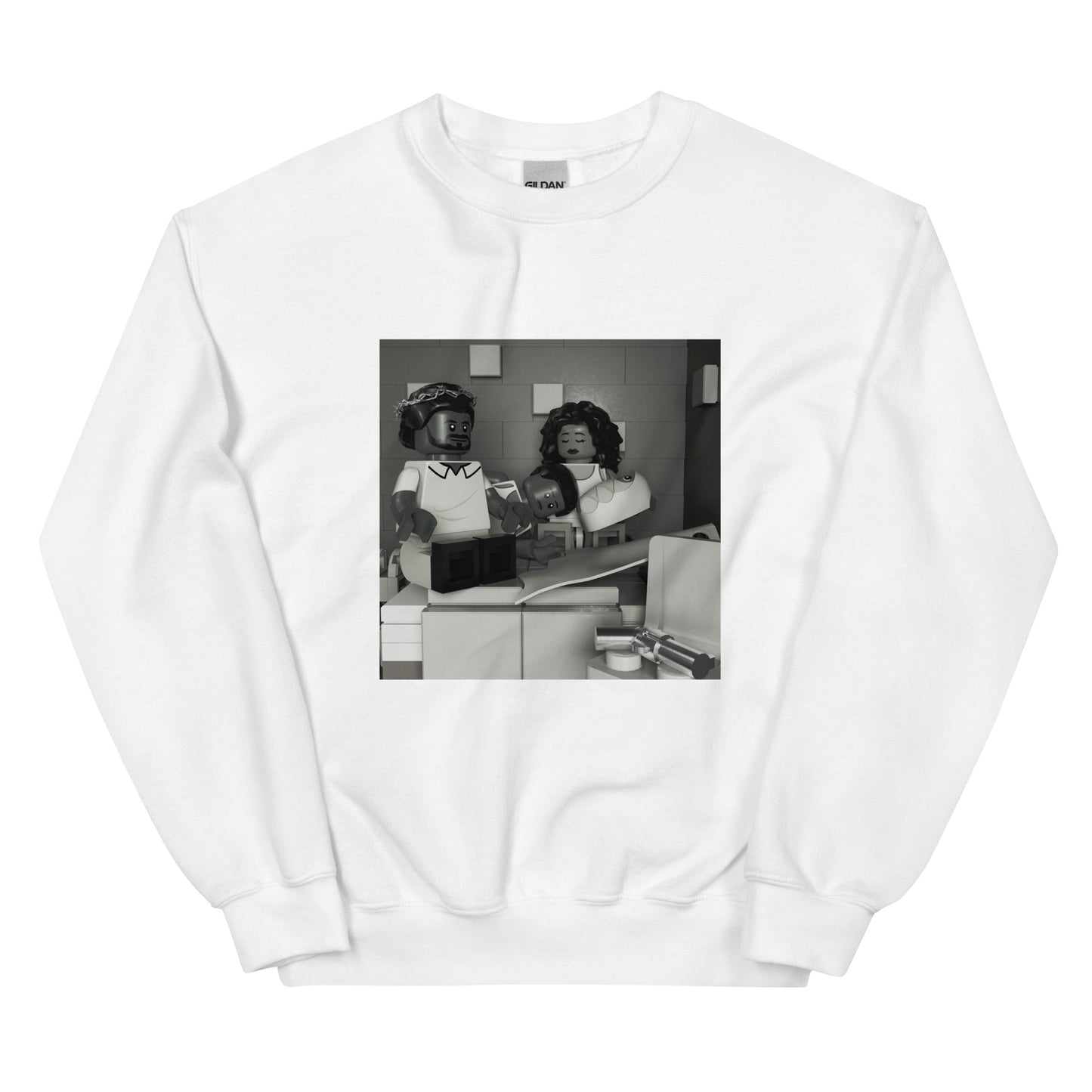 "Kendrick Lamar - Mr. Morale & the Big Steppers (Cover Shoot)" Lego Parody Sweatshirt