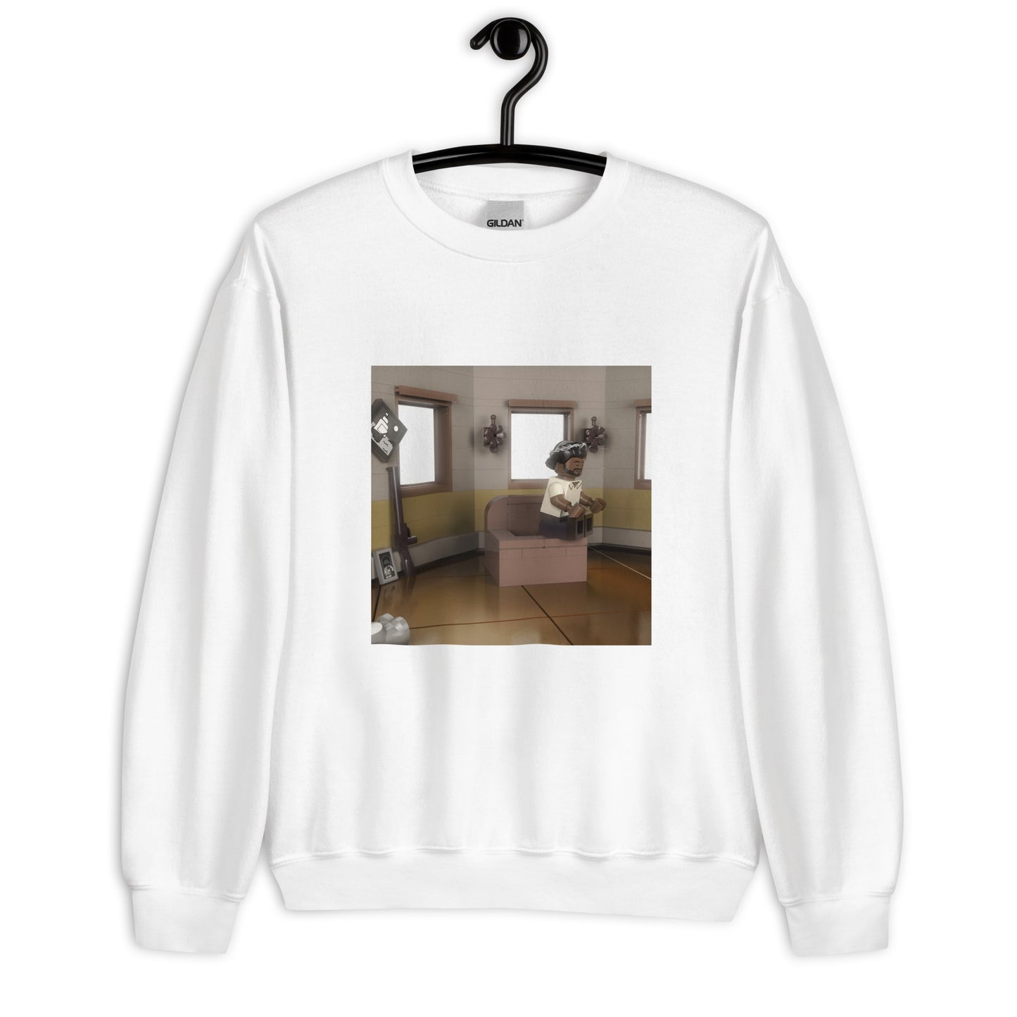 "Kendrick Lamar - Mr. Morale & the Big Steppers (Physical "Back" Cover)" Lego Parody Sweatshirt