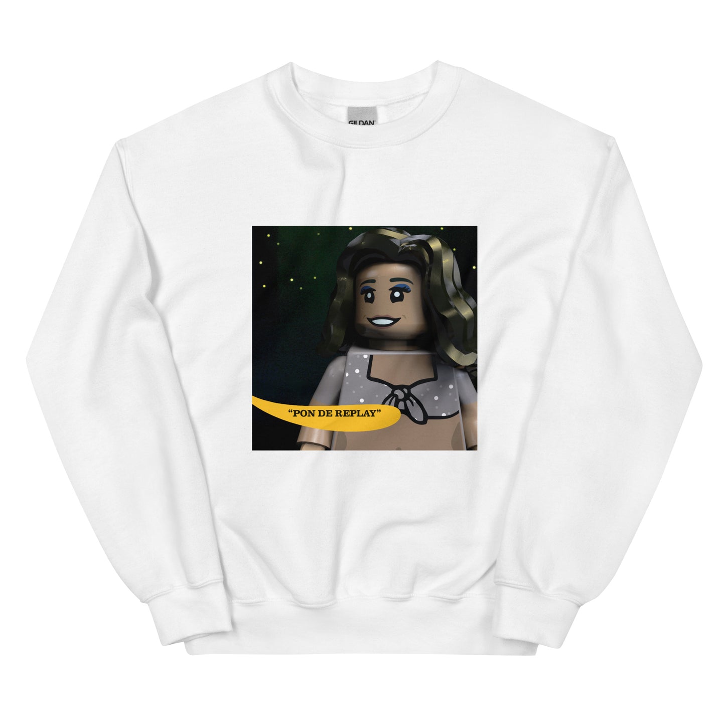 "Rihanna - Pon de Replay" Lego Parody Sweatshirt