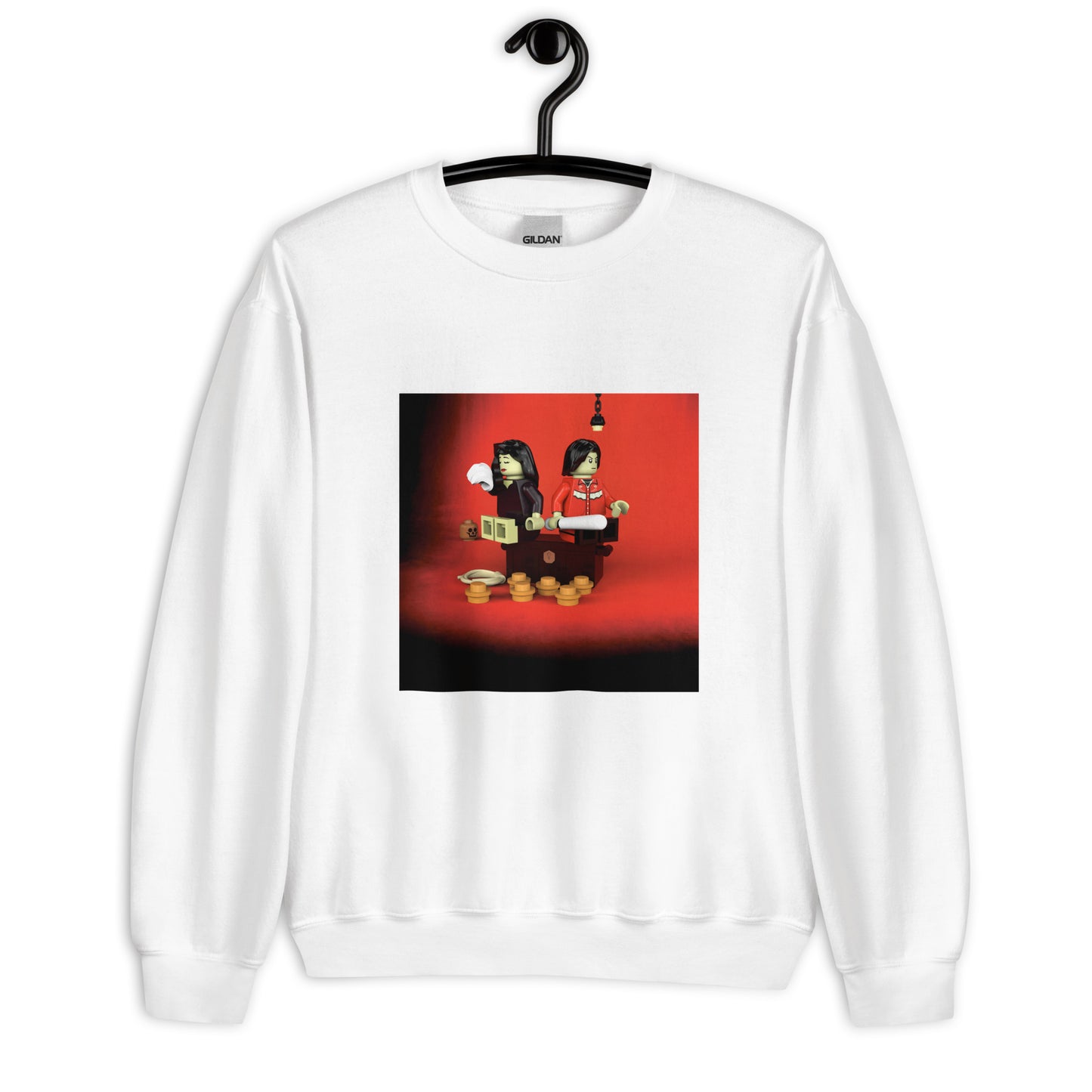 "The White Stripes - Elephant" Lego Parody Sweatshirt