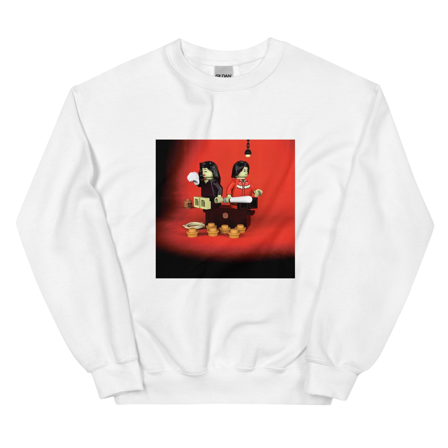 "The White Stripes - Elephant" Lego Parody Sweatshirt