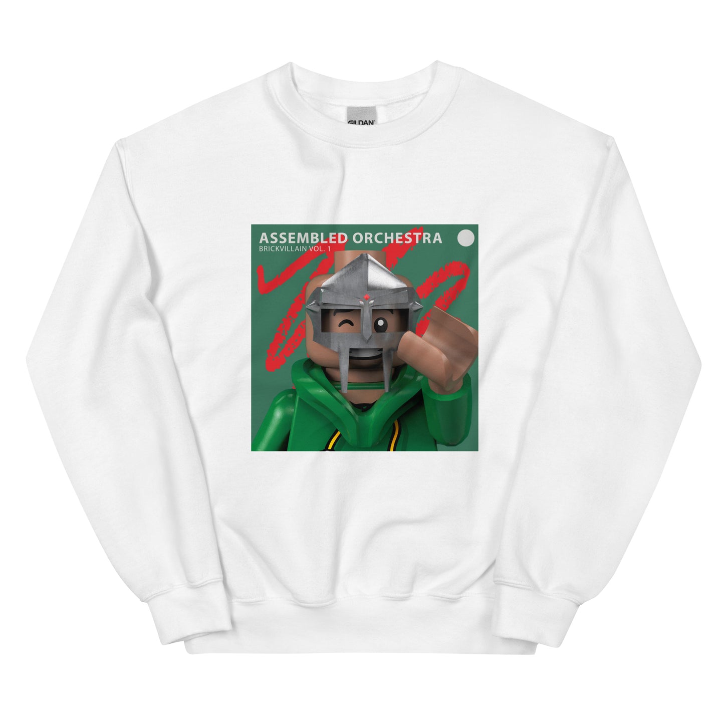 "Abstract Orchestra - Madvillain, Vol. 1" Lego Parody Sweatshirt