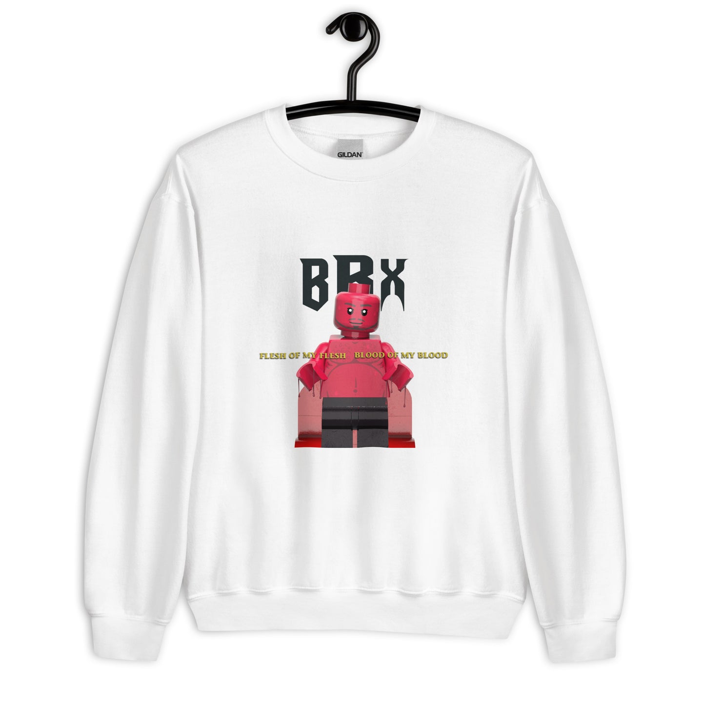 "DMX - Flesh of My Flesh, Blood of My Blood" Lego Parody Sweatshirt