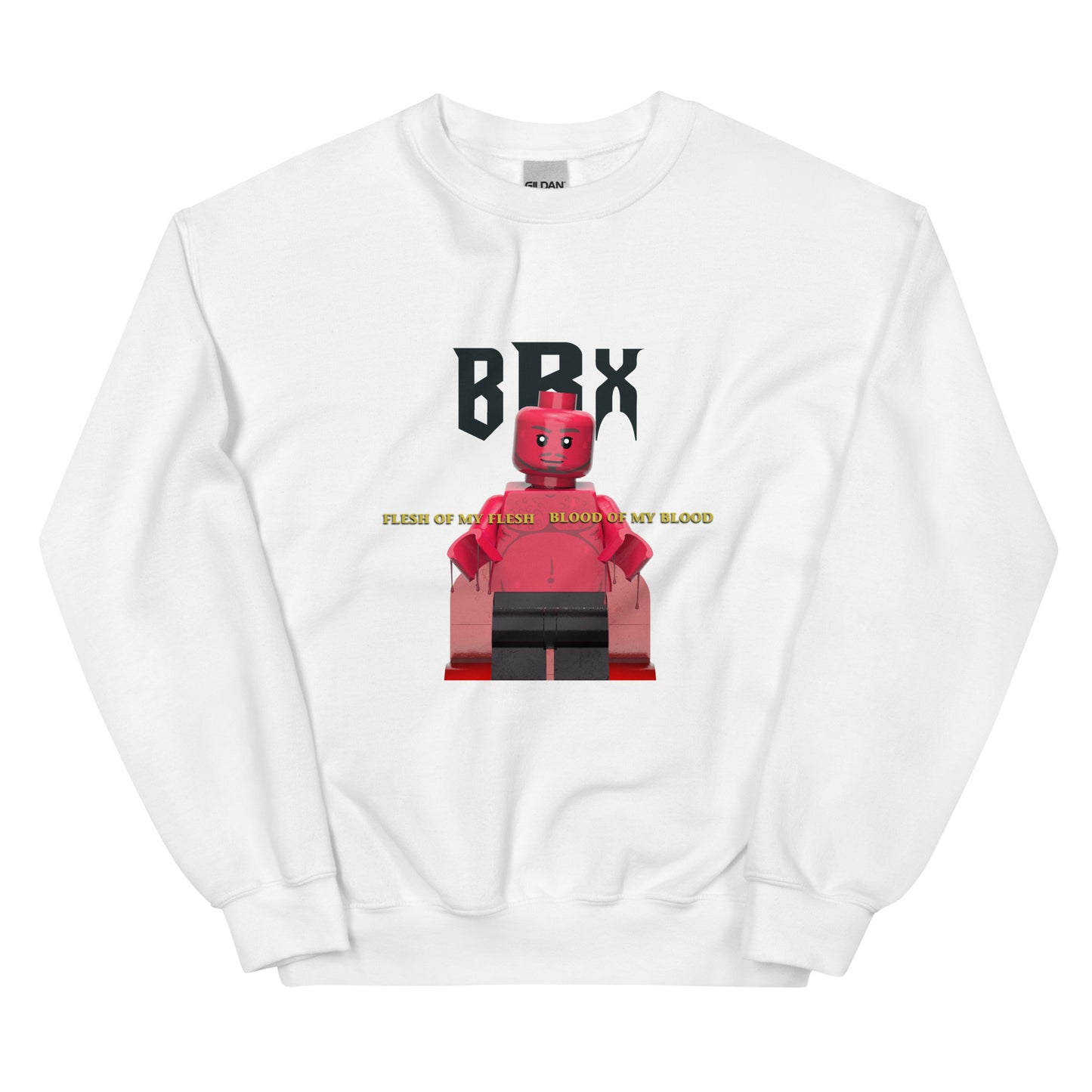 "DMX - Flesh of My Flesh, Blood of My Blood" Lego Parody Sweatshirt