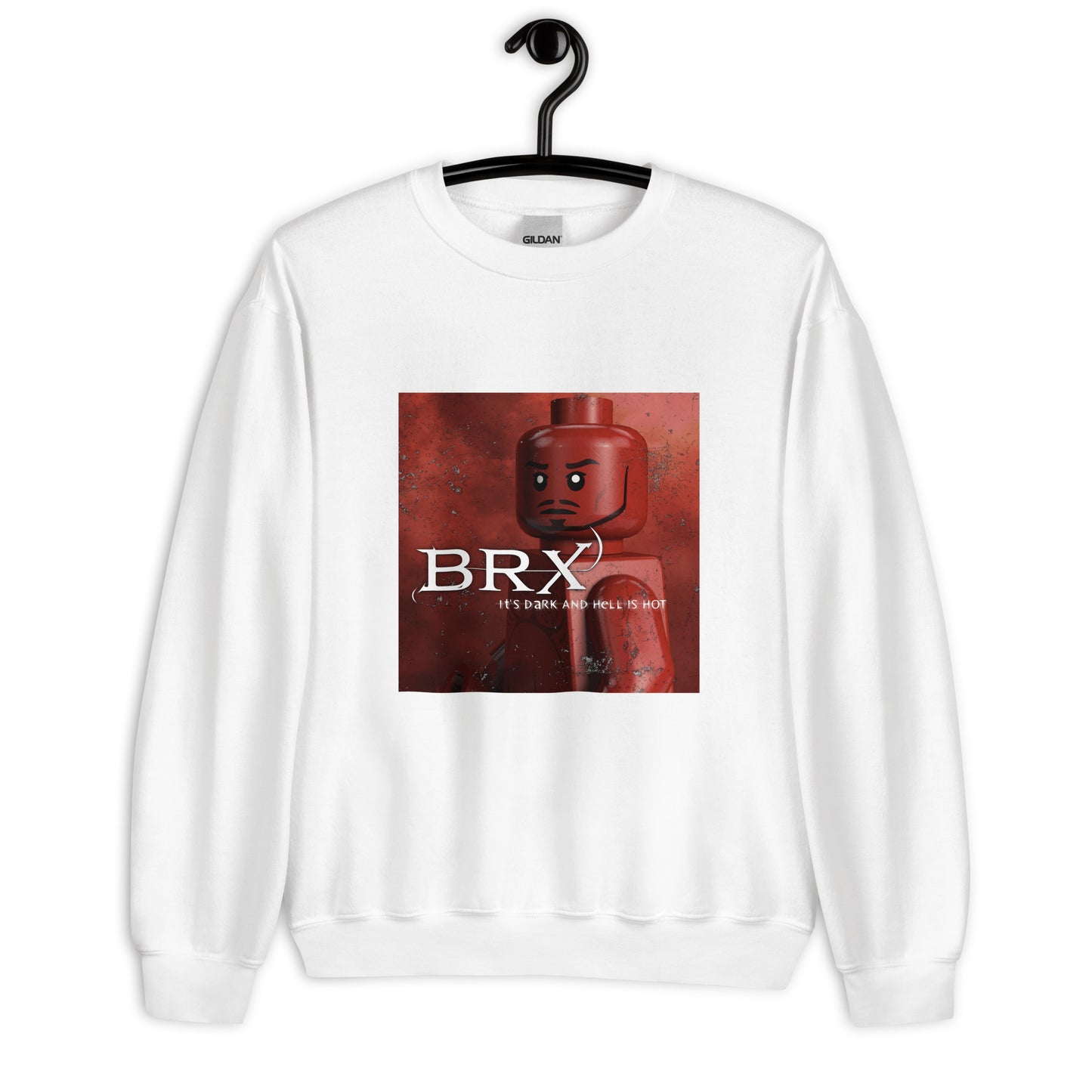 "DMX - It's Dark and Hell Is Hot" Lego Parody Sweatshirt