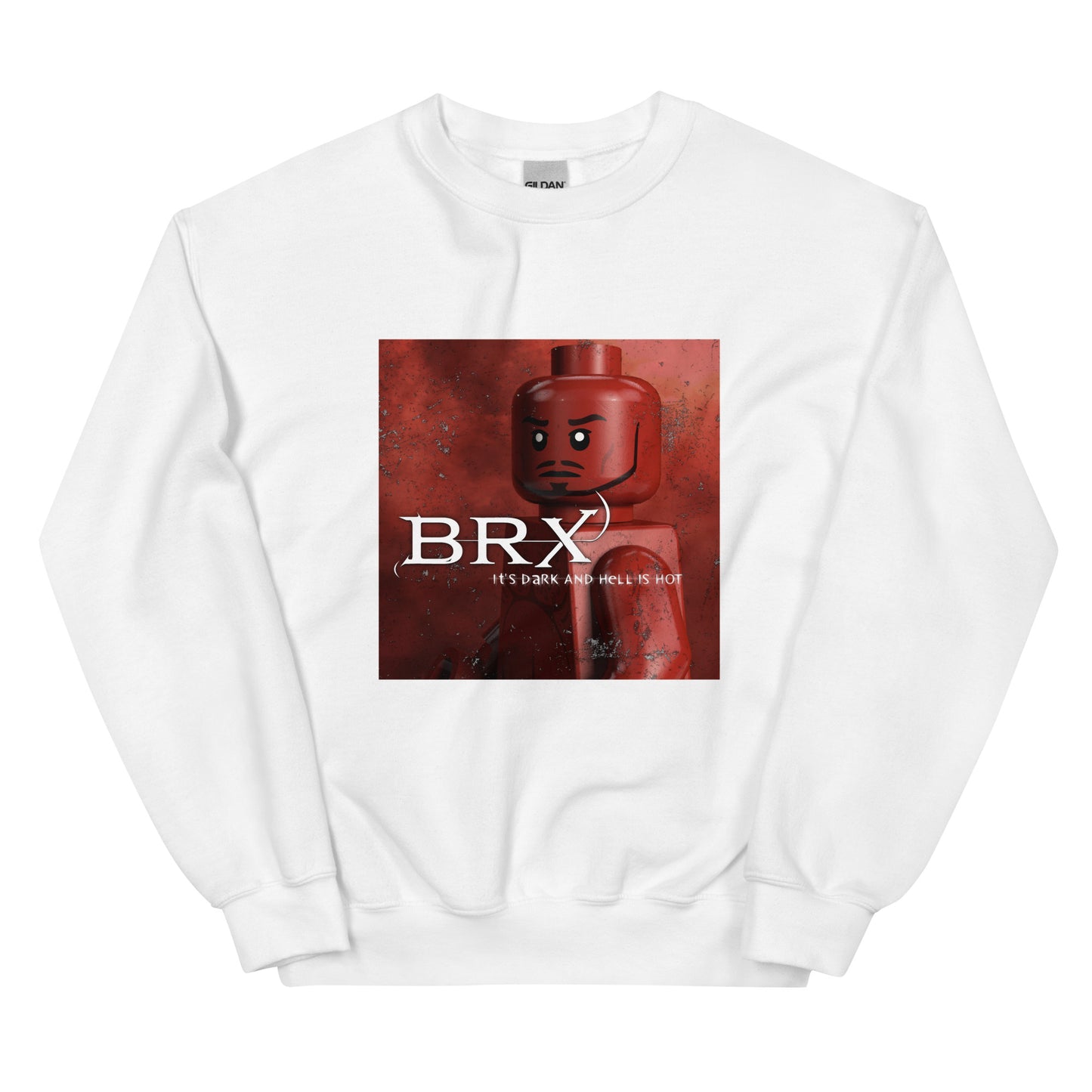 "DMX - It's Dark and Hell Is Hot" Lego Parody Sweatshirt