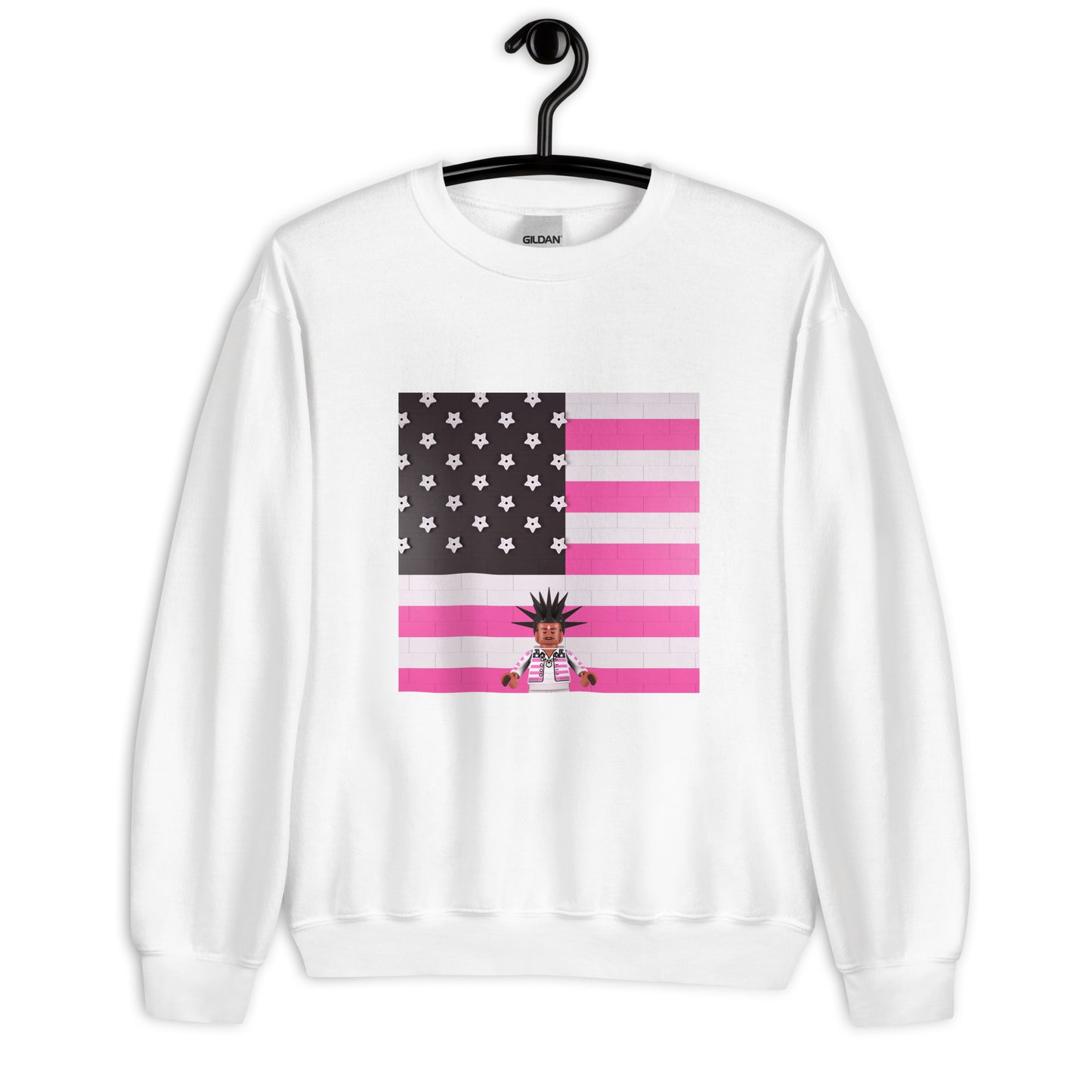 "Lil Uzi Vert - Pink Tape" Lego Parody Sweatshirt