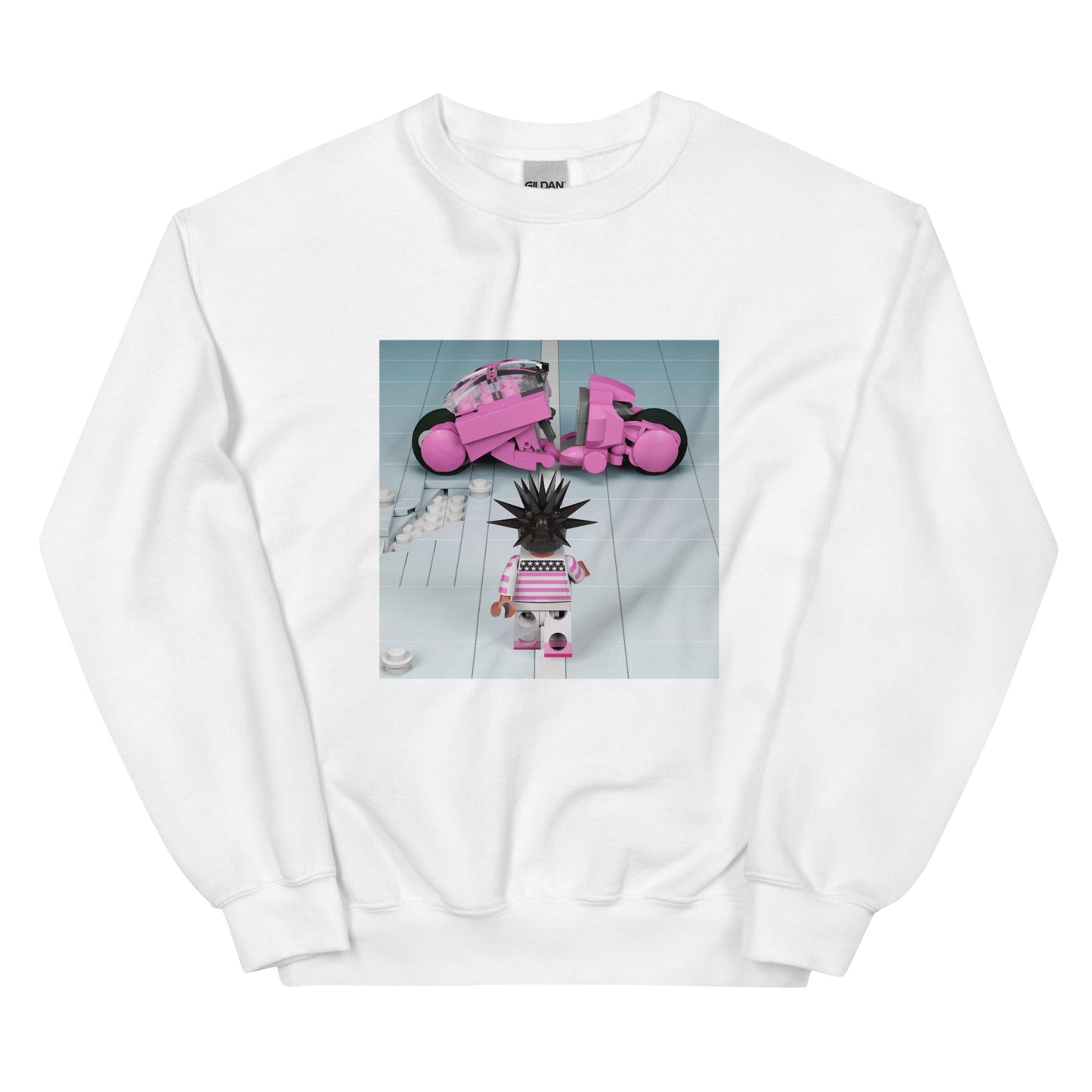 "Lil Uzi Vert - Pink Tape vs. Akira" Lego Parody Sweatshirt