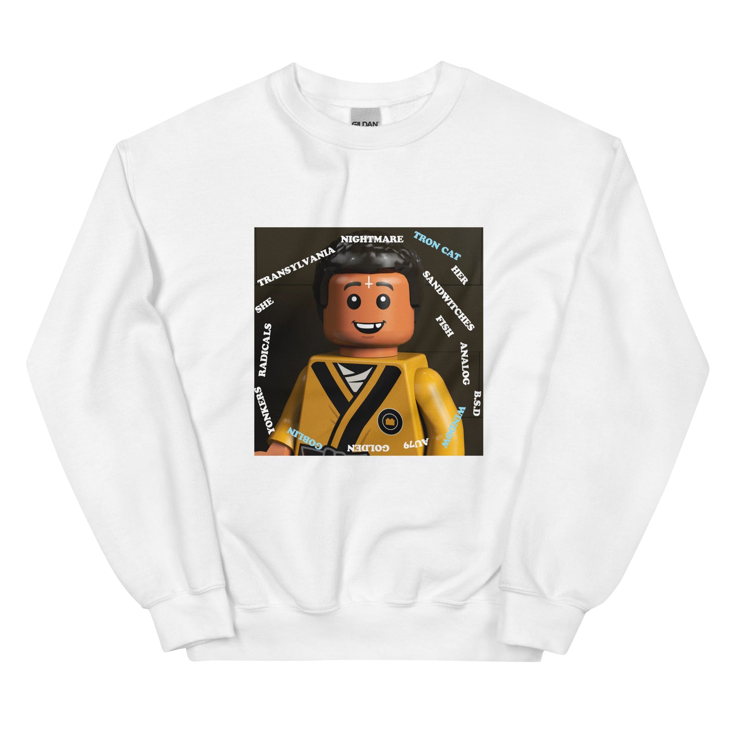 "Tyler, The Creator - Goblin (Physical “Back” Cover)" Lego Parody Sweatshirt