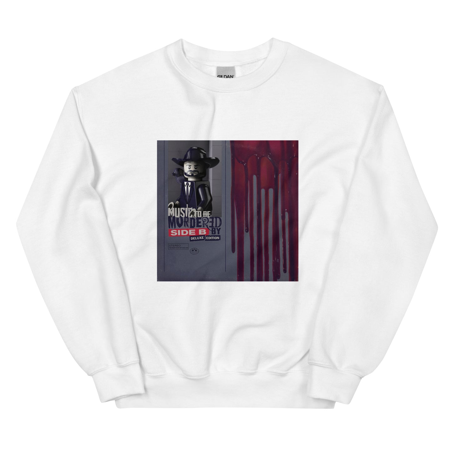 "Eminem - Music To Be Murdered By - Side B (Deluxe Edition)" Lego Parody Sweatshirt