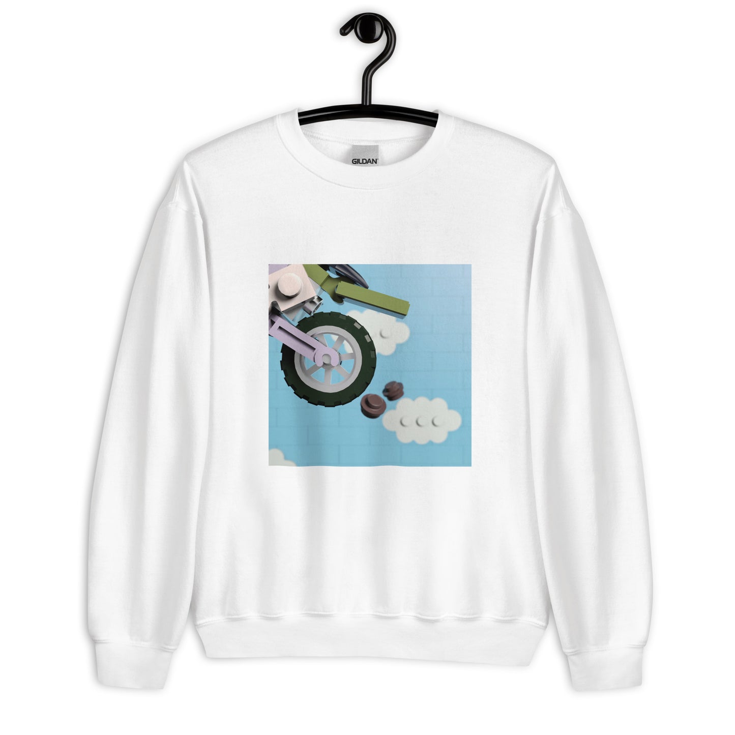 "Paris Texas - MID AIR" Lego Parody Sweatshirt