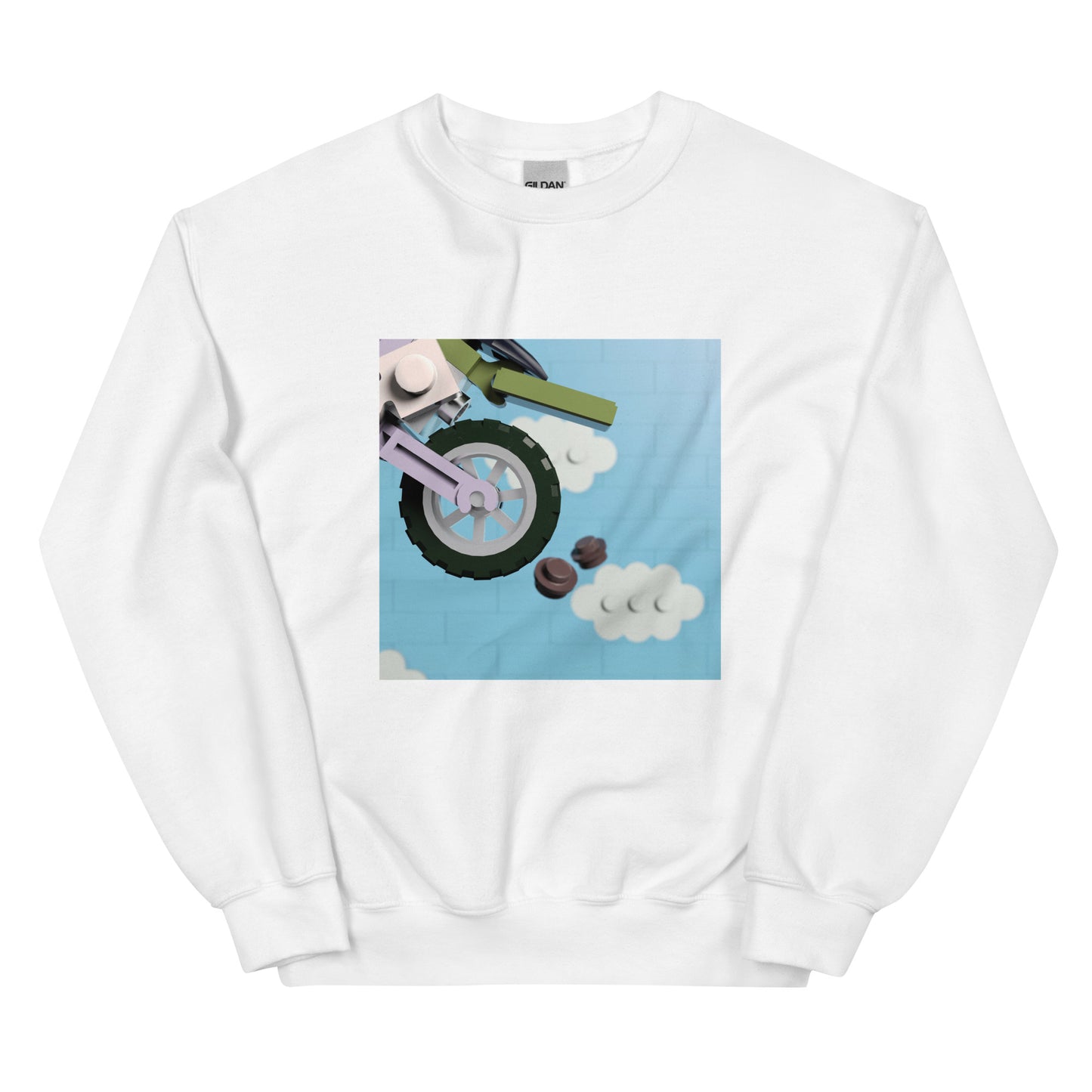 "Paris Texas - MID AIR" Lego Parody Sweatshirt