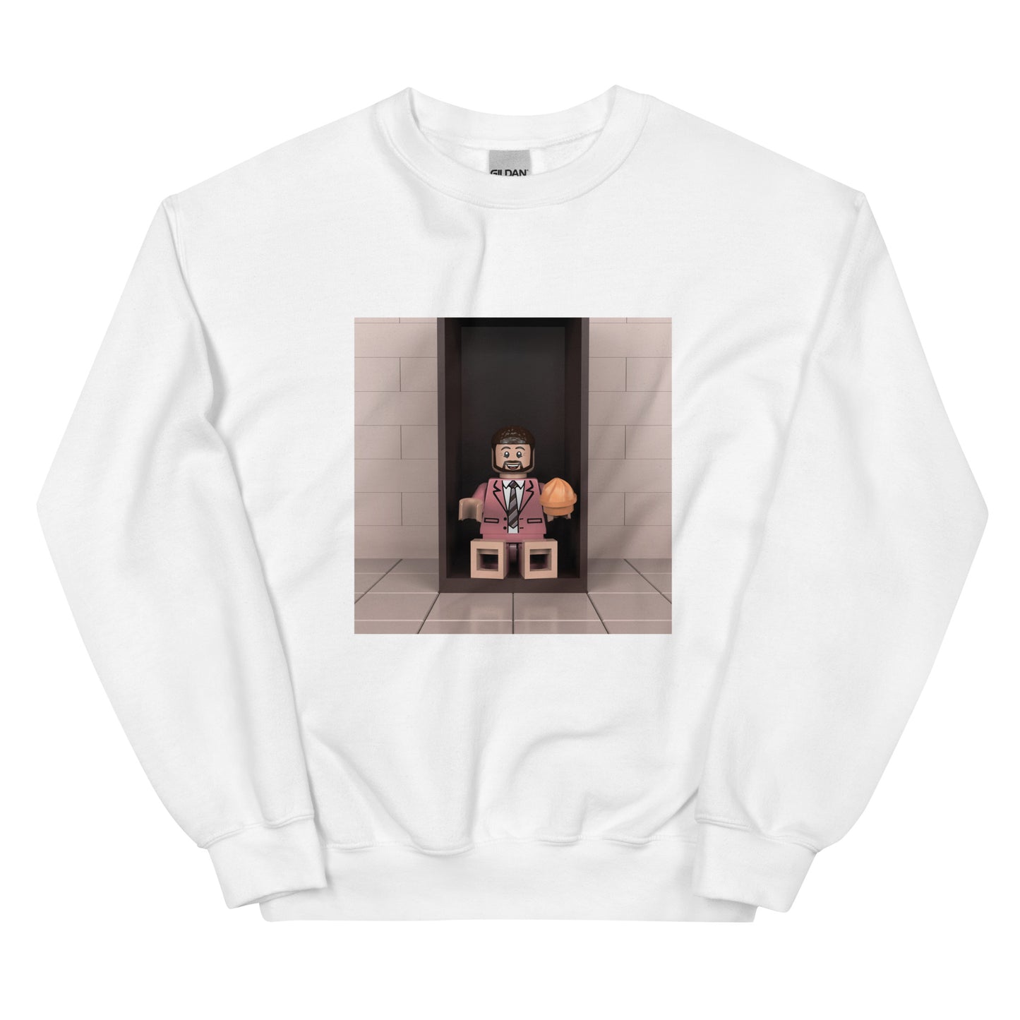 "Mac Miller - Swimming [Cover Shoot Outtake]" Lego Parody Sweatshirt