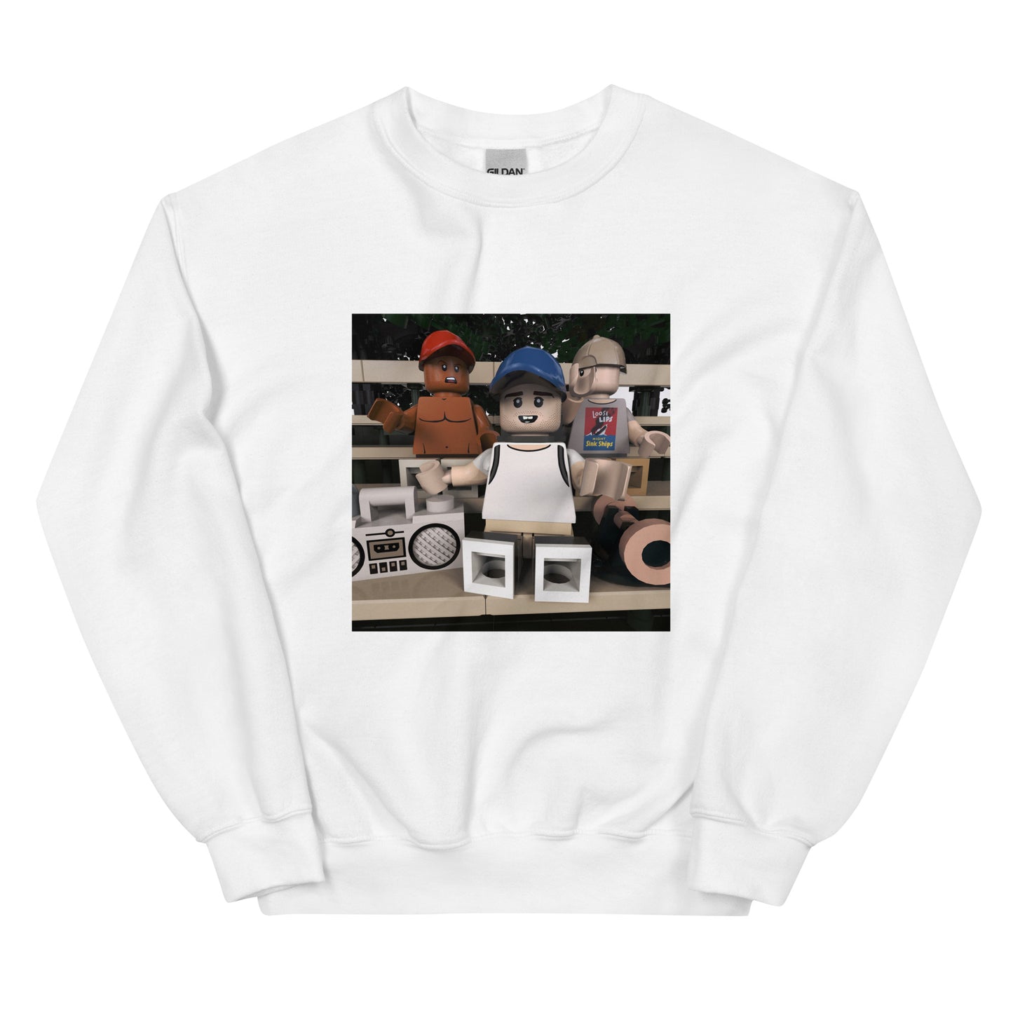 "Mac Miller - K.I.D.S. [Cover Shoot Outtake]" Lego Parody Sweatshirt