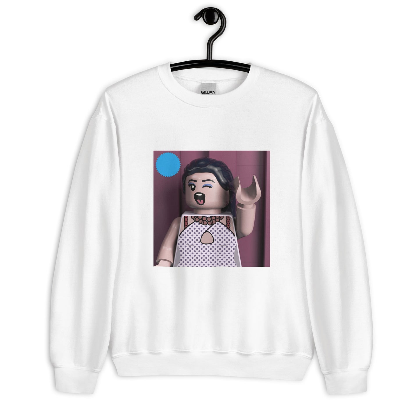 "Dua Lipa - Dance The Night (CD Cover)" Lego Parody Sweatshirt