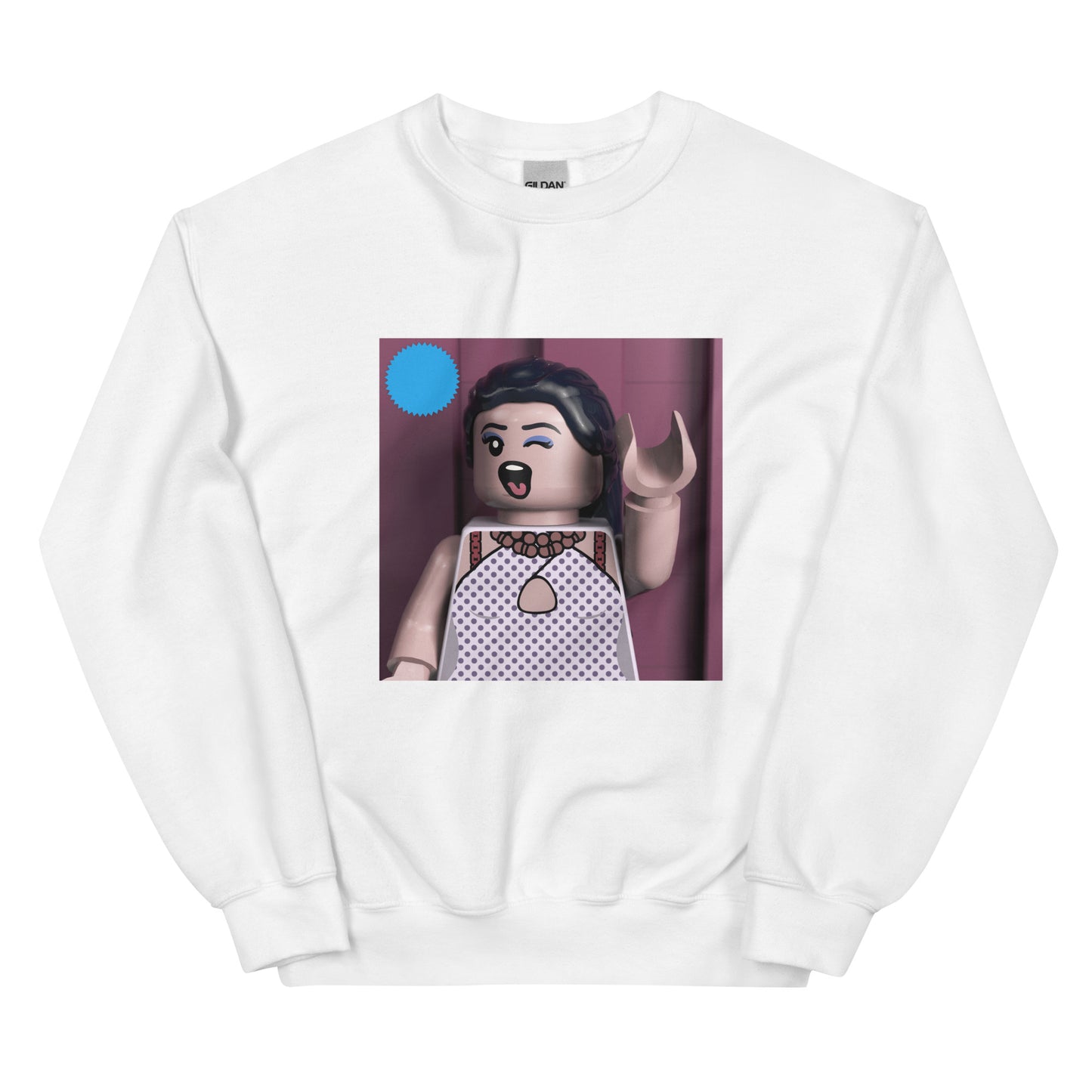 "Dua Lipa - Dance The Night (CD Cover)" Lego Parody Sweatshirt