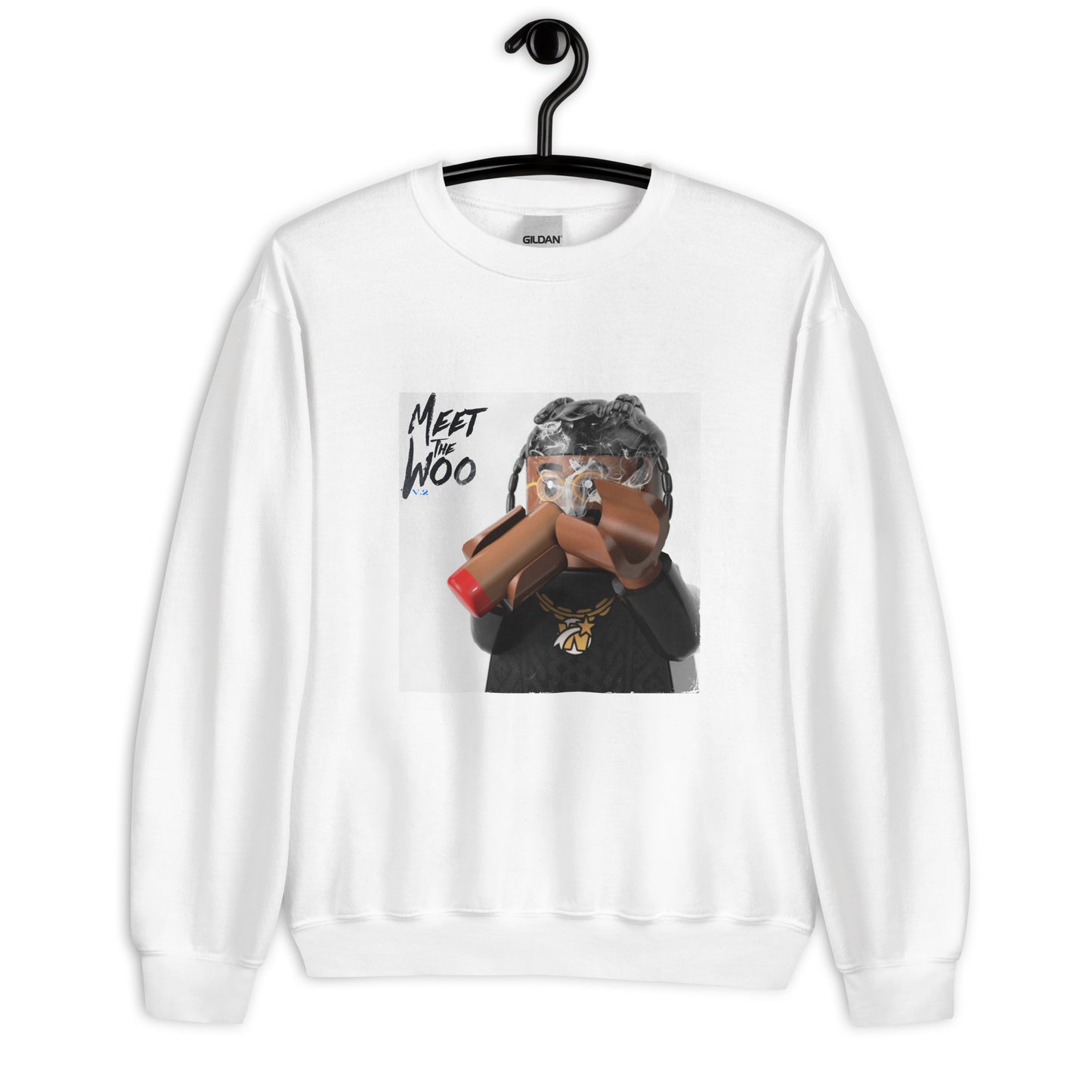 "Pop Smoke - Meet The Woo 2" Lego Parody Sweatshirt