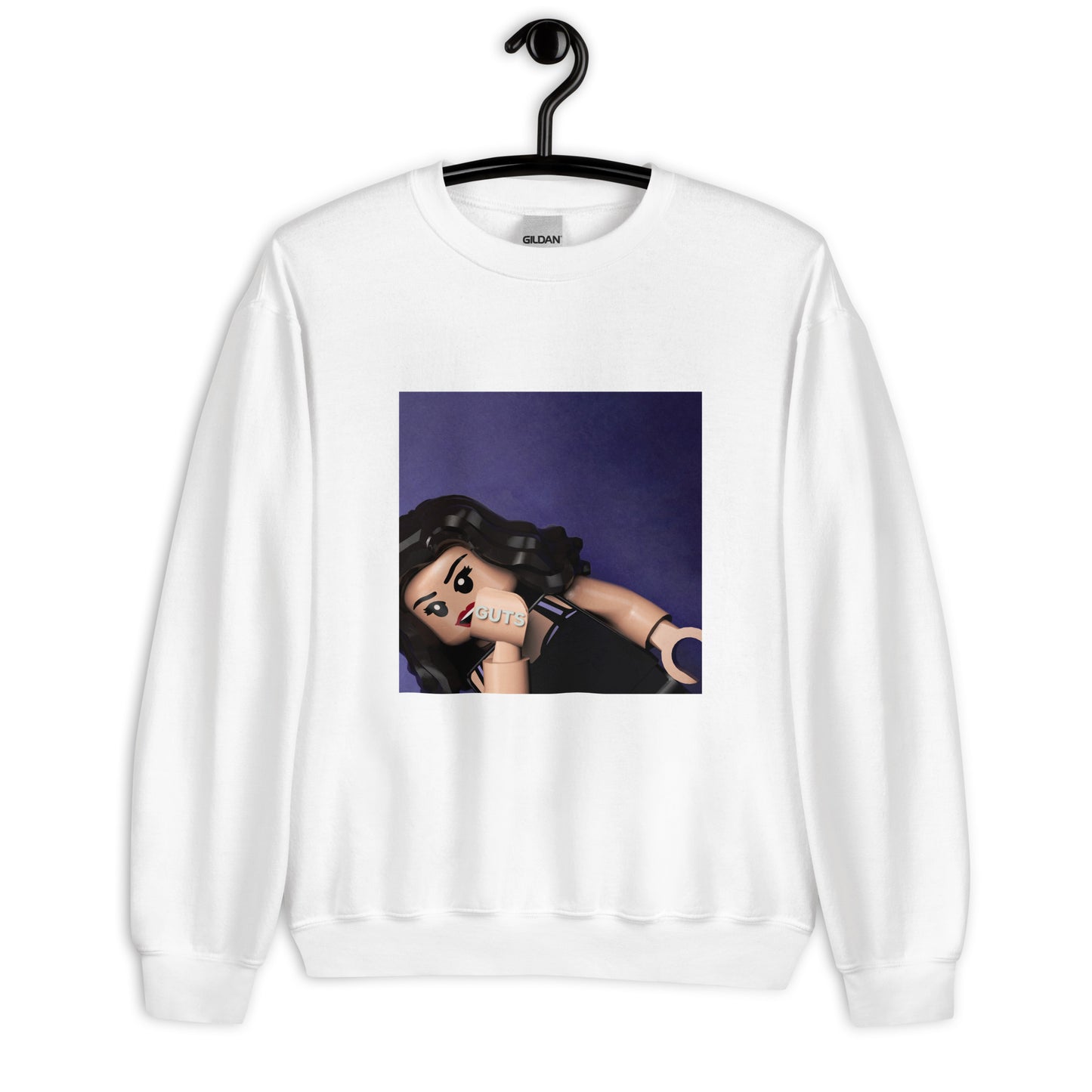 "Olivia Rodrigo - GUTS" Lego Parody Sweatshirt