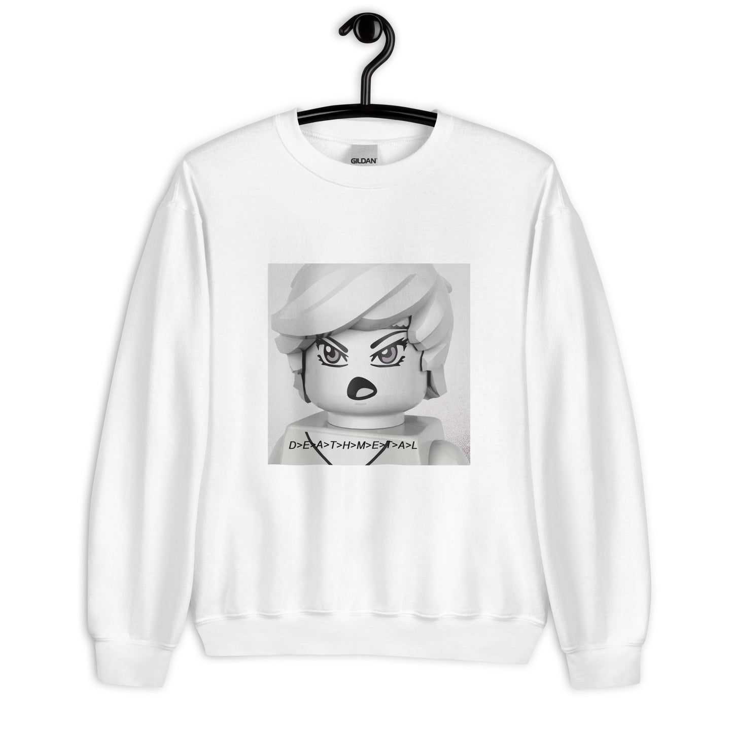 "Panchiko - D>E>A>T>H>M>E>T>A>L" Lego Parody Sweatshirt