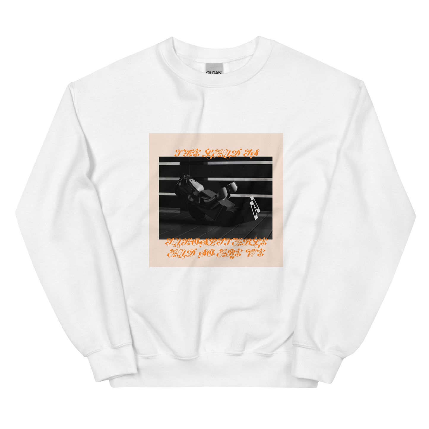 "Mitski - The Land Is Inhospitable and So Are We" Lego Parody Sweatshirt