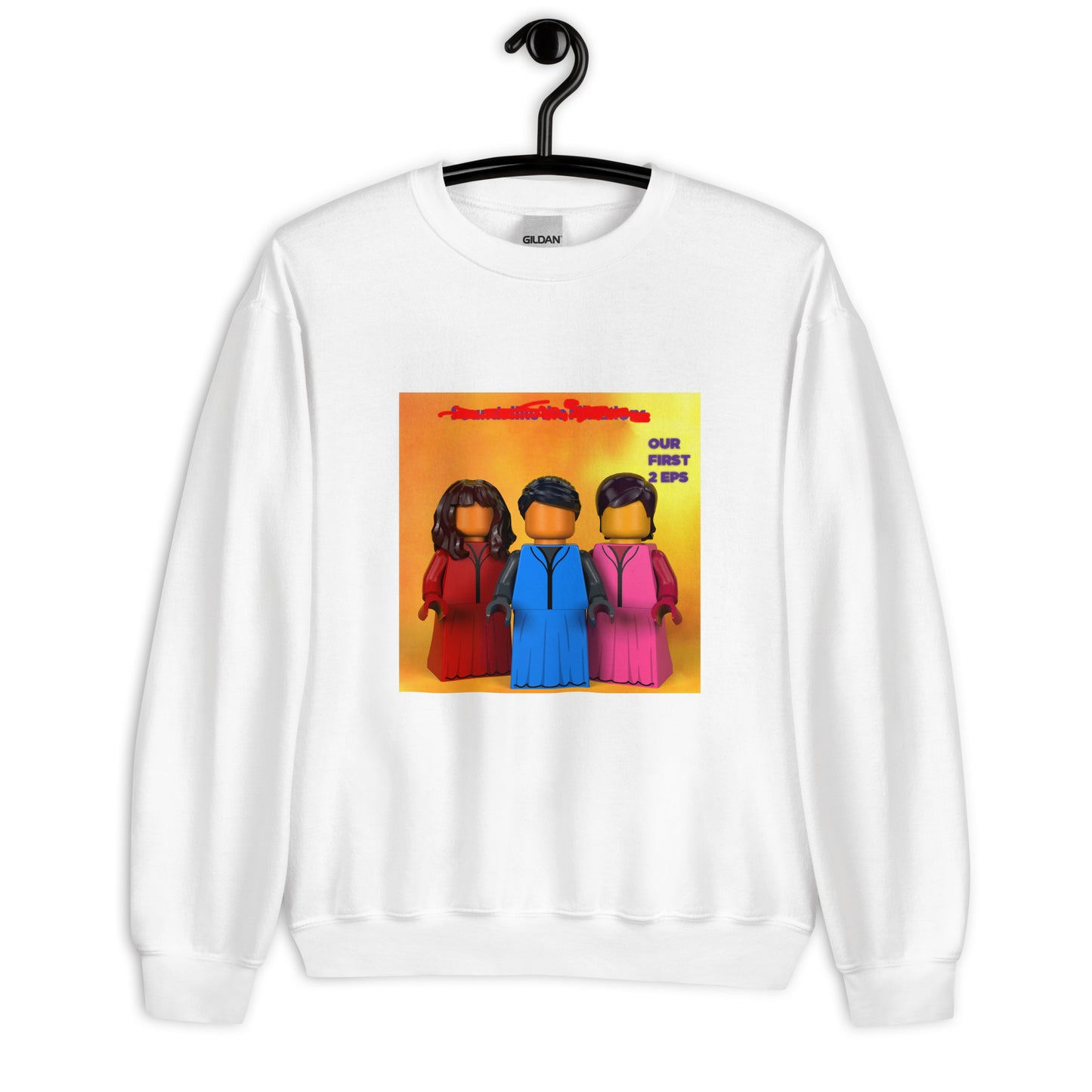 "TV Girl - Our First 2 EPs" Lego Parody Sweatshirt