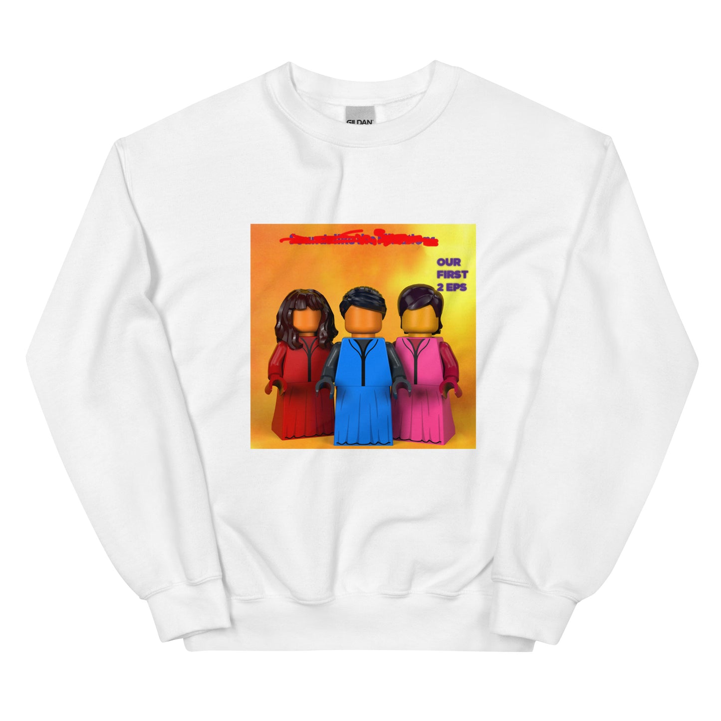 "TV Girl - Our First 2 EPs" Lego Parody Sweatshirt