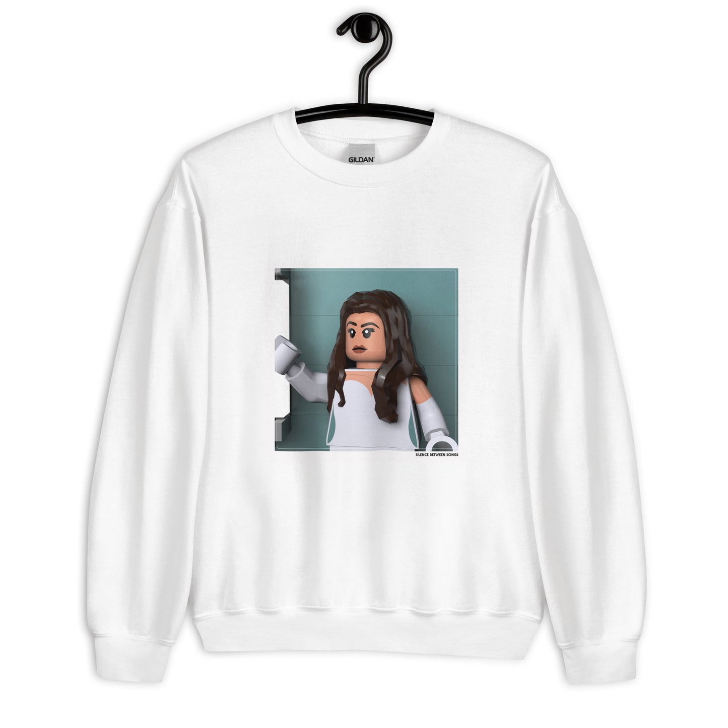 "Madison Beer - Silence Between Songs (Limited White Cover)" Lego Parody Sweatshirt