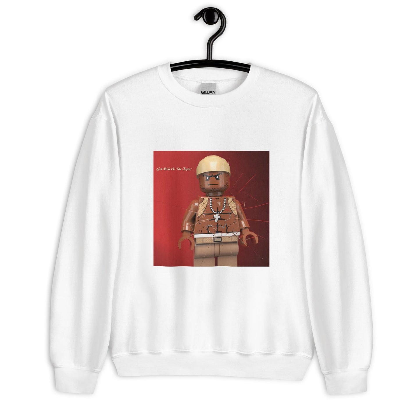 "50 Cent - Get Rich or Die Tryin'" Lego Parody Sweatshirt