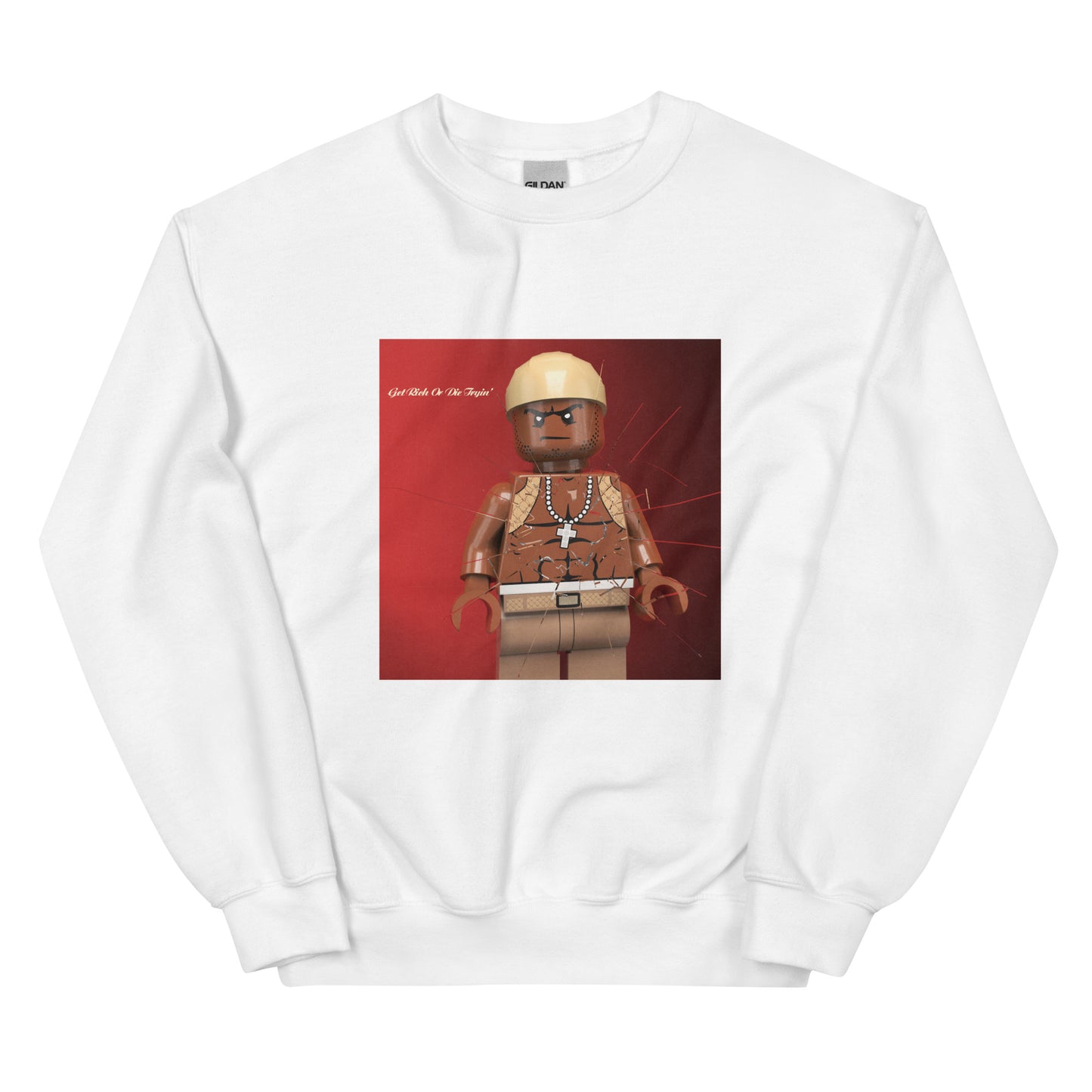 "50 Cent - Get Rich or Die Tryin'" Lego Parody Sweatshirt