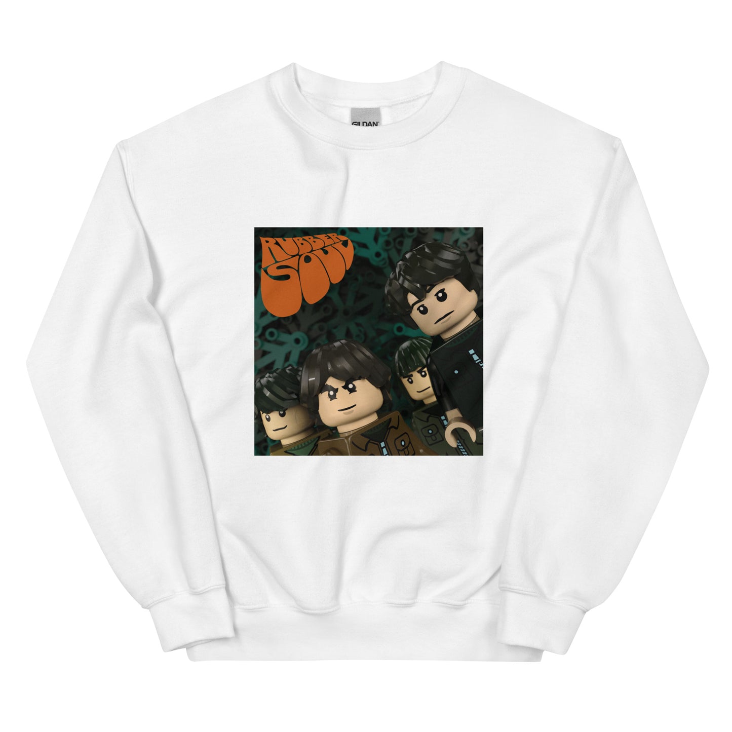 "The Beatles - Rubber Soul" Lego Parody Sweatshirt