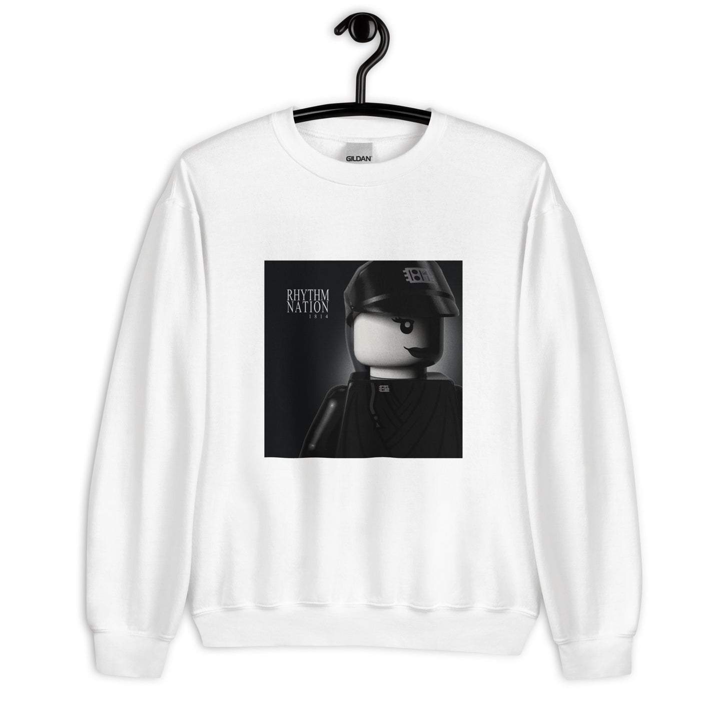 "Janet Jackson - Rhythm Nation 1814" Lego Parody Sweatshirt