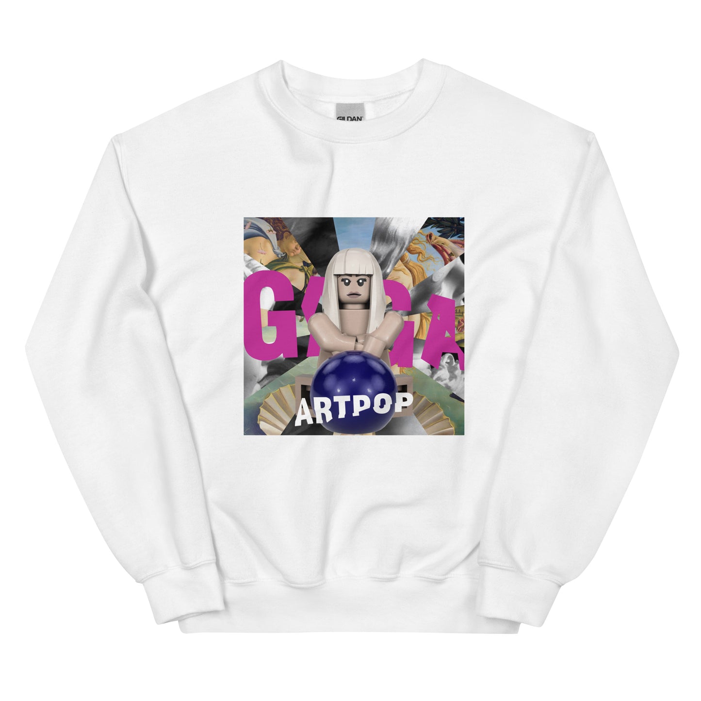 "Lady Gaga - ARTPOP" Lego Parody Sweatshirt