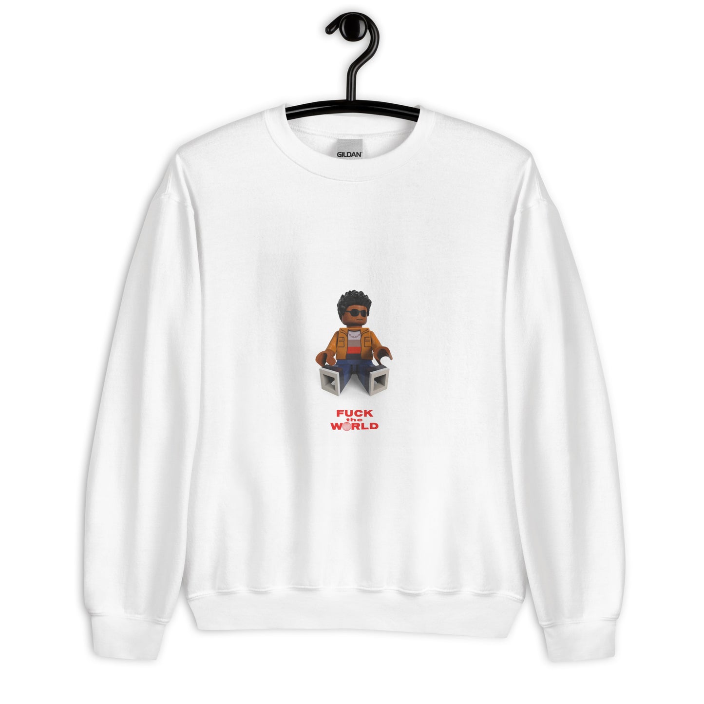 "Brent Faiyaz -  Fuck The World" Lego Parody Sweatshirt