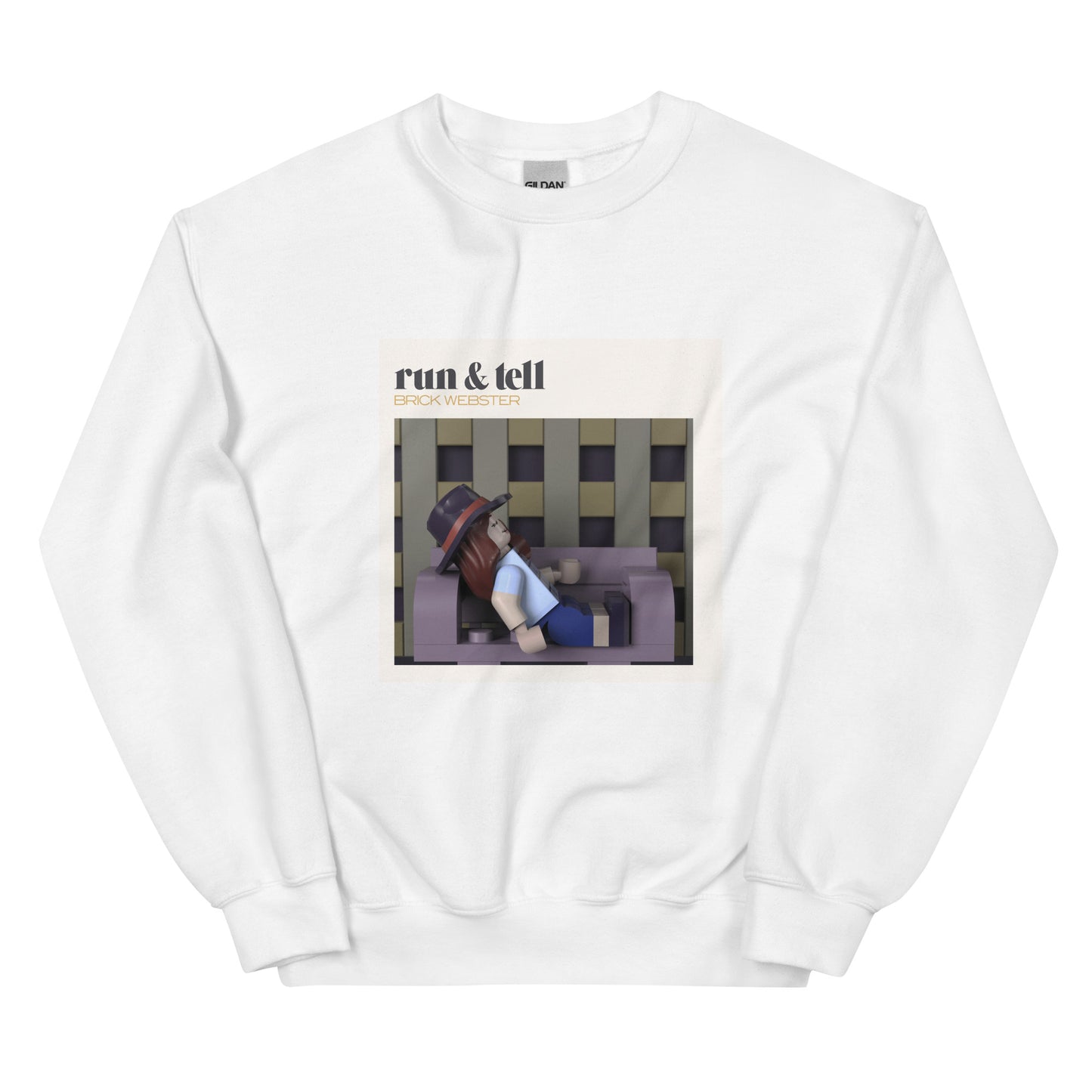 "Faye Webster - Run & Tell" Lego Parody Sweatshirt