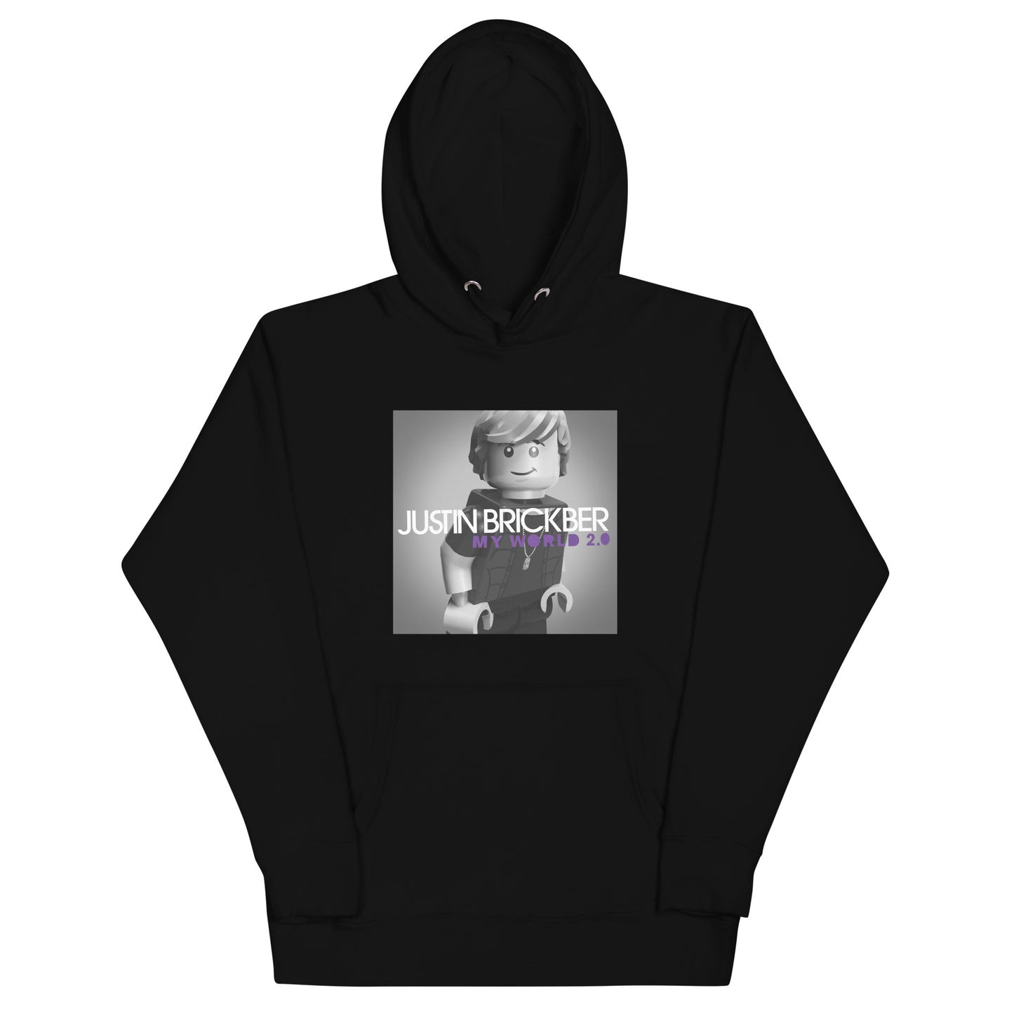 "Justin Bieber - My World 2.0" Lego Parody Hoodie