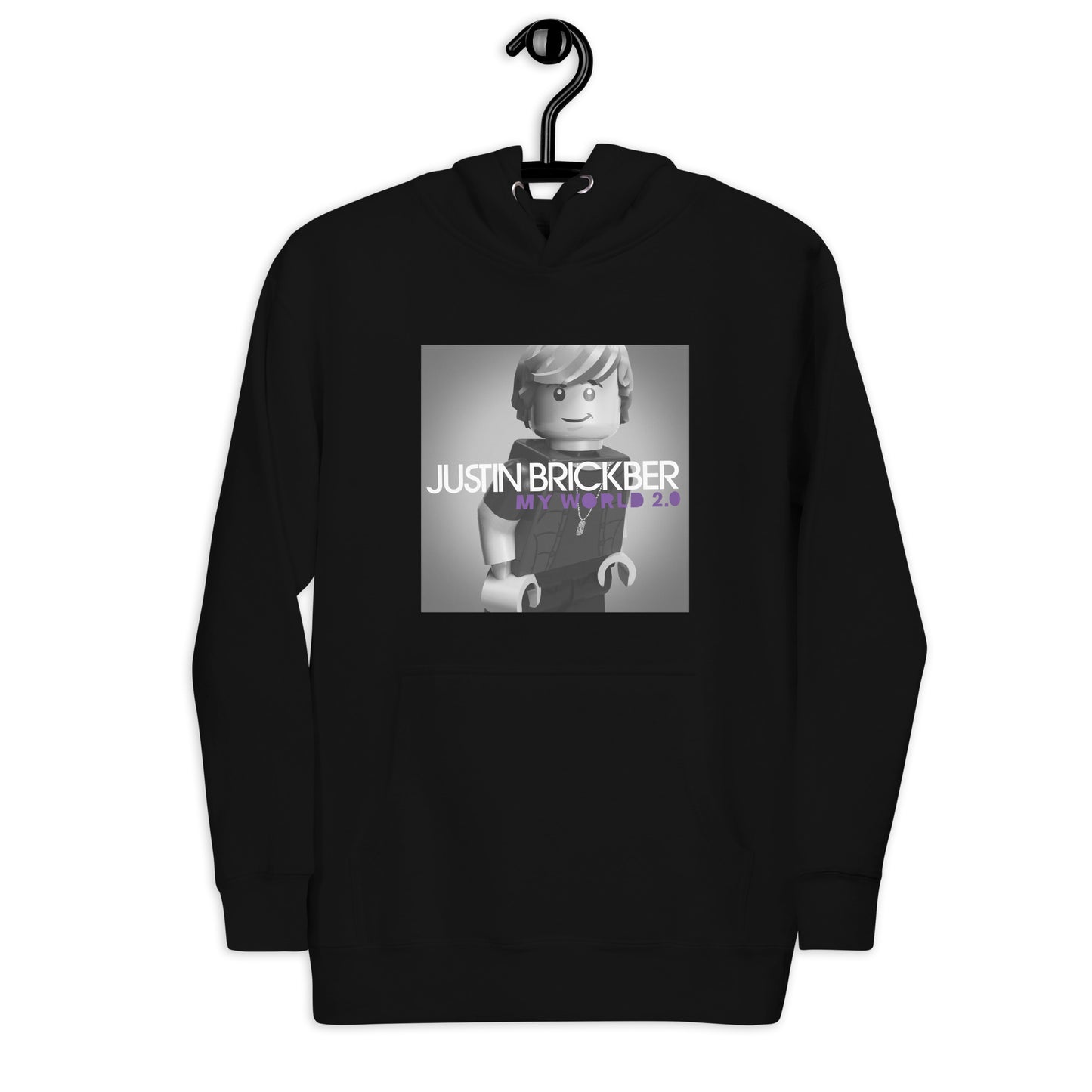 "Justin Bieber - My World 2.0" Lego Parody Hoodie