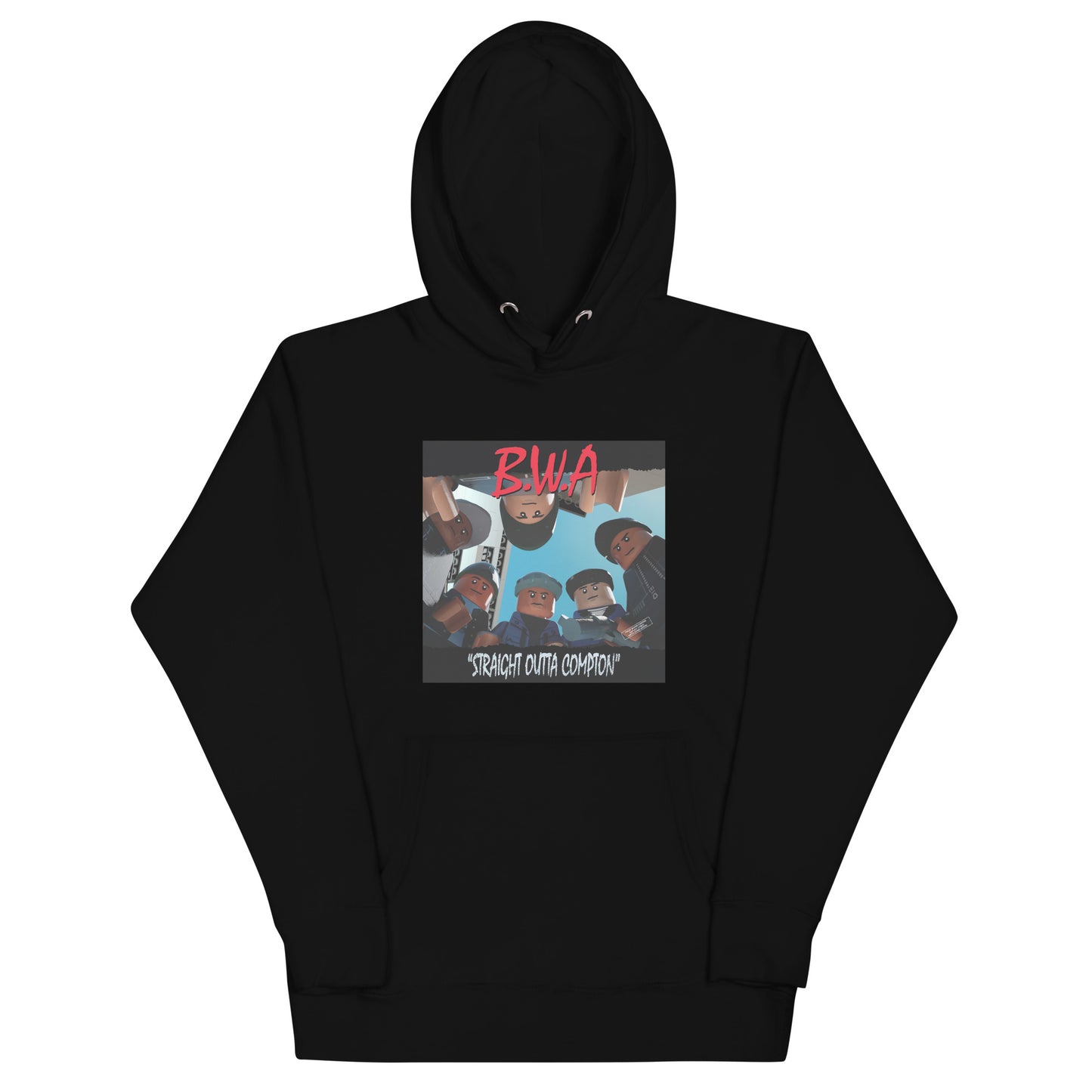 "N.W.A - Straight Outta Compton" Lego Parody Hoodie