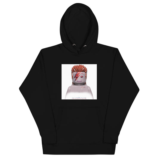 "David Bowie - Aladdin Sane" Lego Parody Hoodie