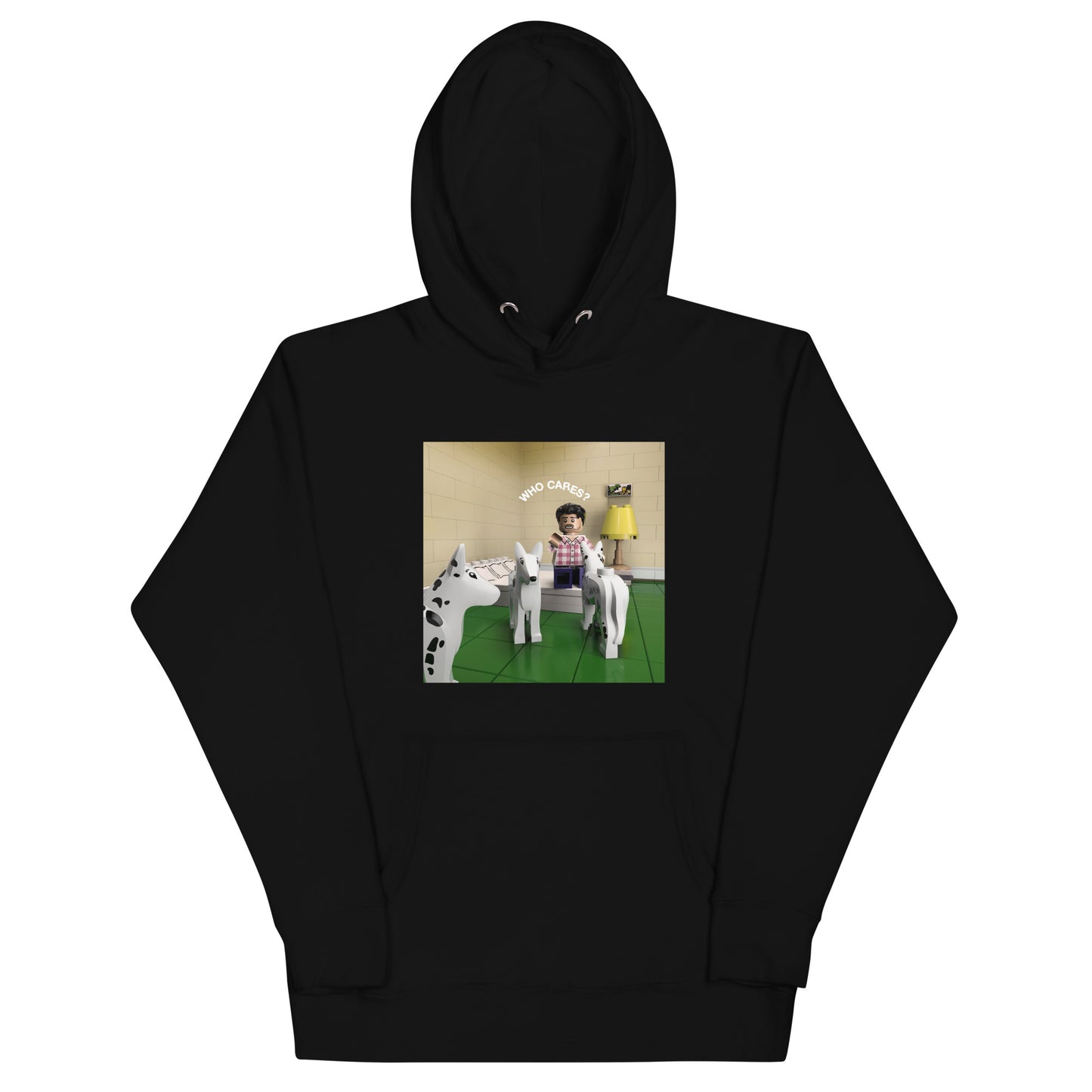 "Rex Orange County - Who Cares?" Lego Parody Hoodie