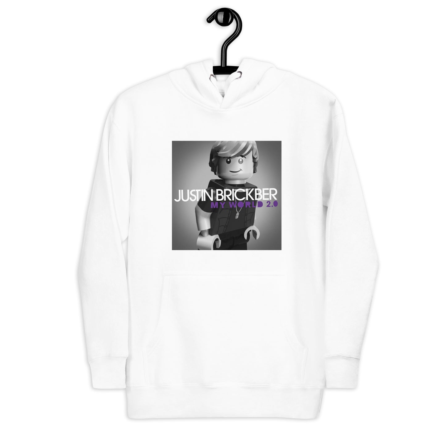 "Justin Bieber - My World 2.0" Lego Parody Hoodie