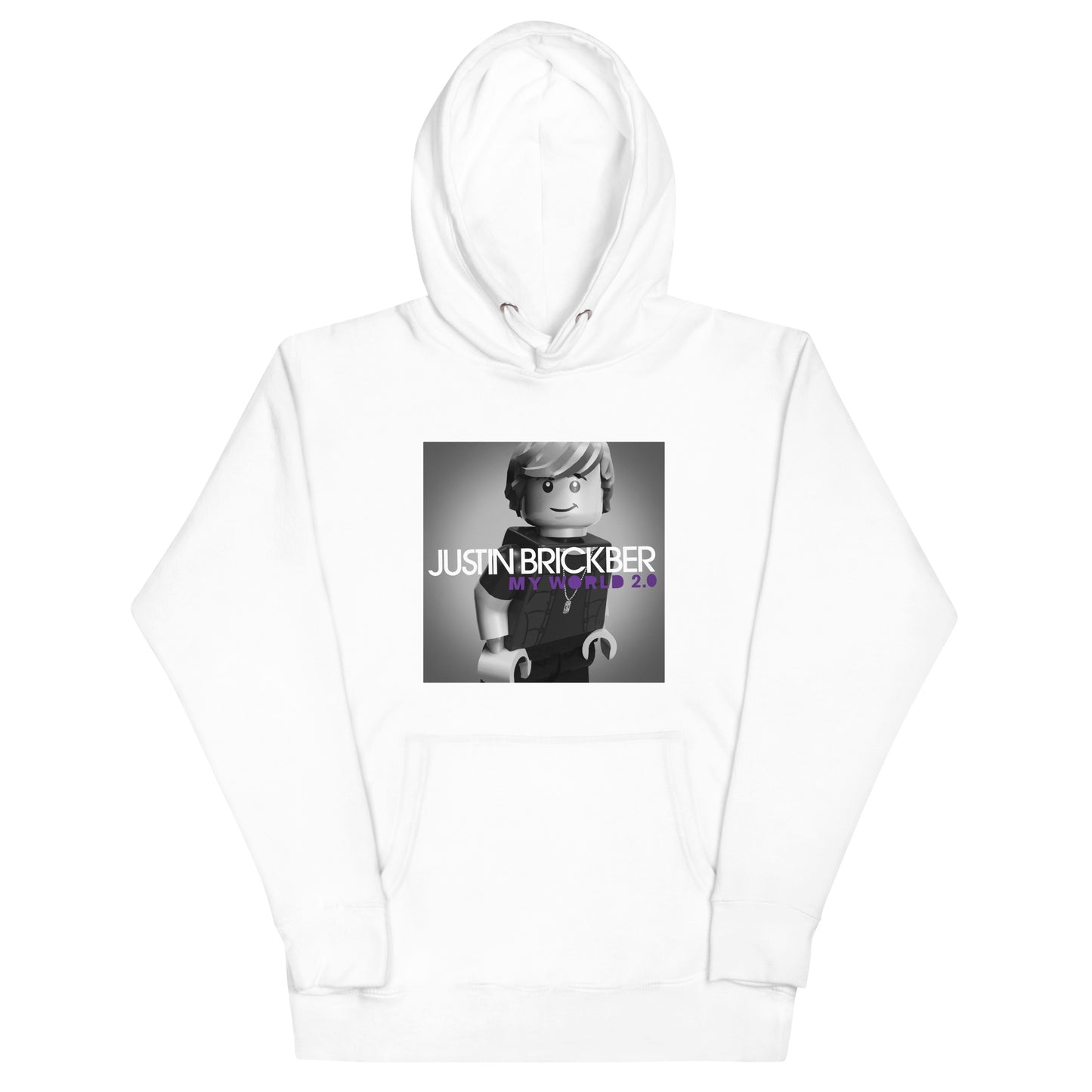 "Justin Bieber - My World 2.0" Lego Parody Hoodie