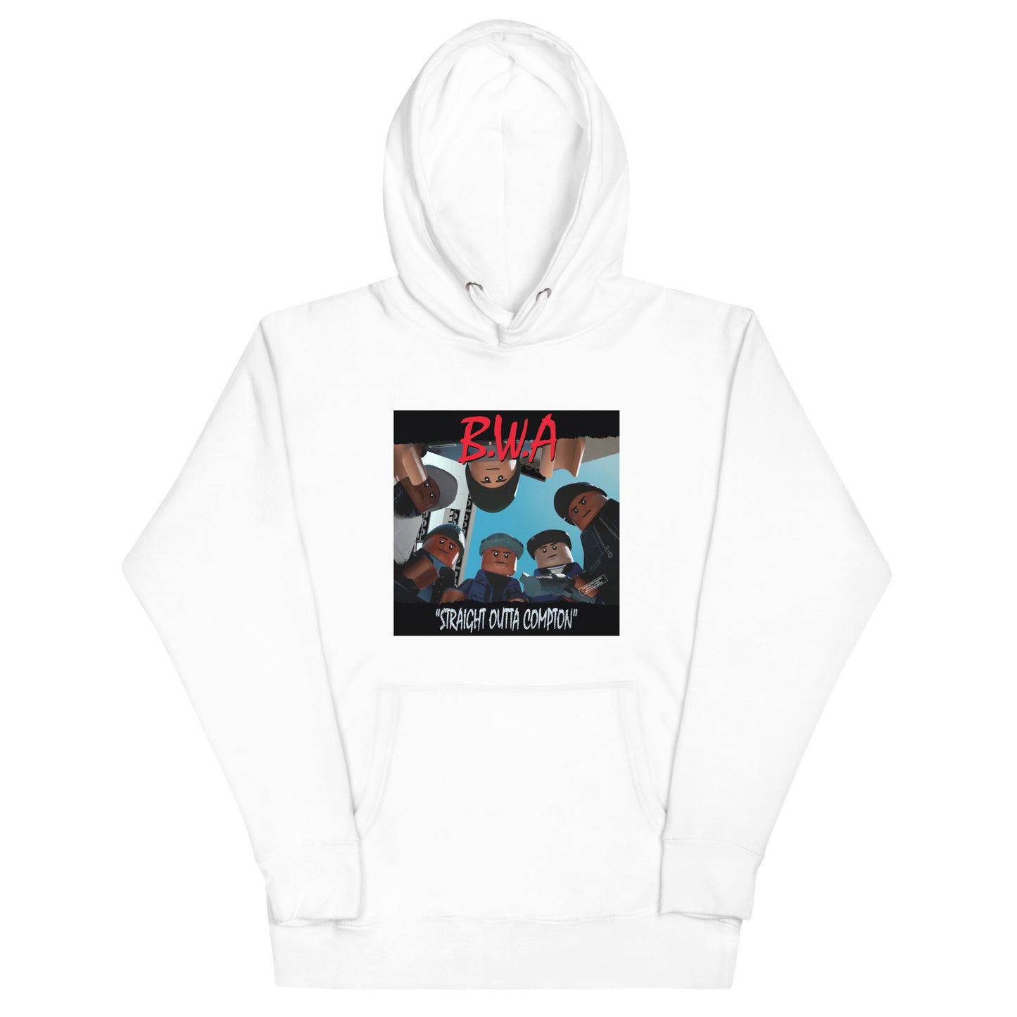 "N.W.A - Straight Outta Compton" Lego Parody Hoodie