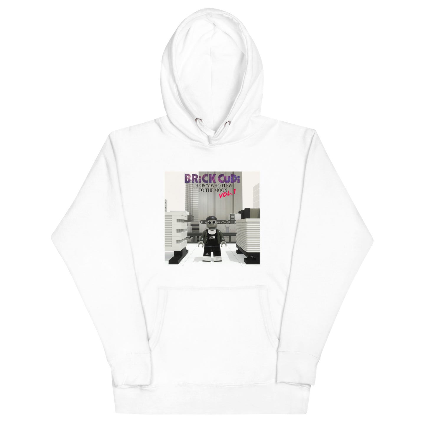 "Kid Cudi - The Boy Who Flew to the Moon, Vol. 1" Lego Parody Hoodie