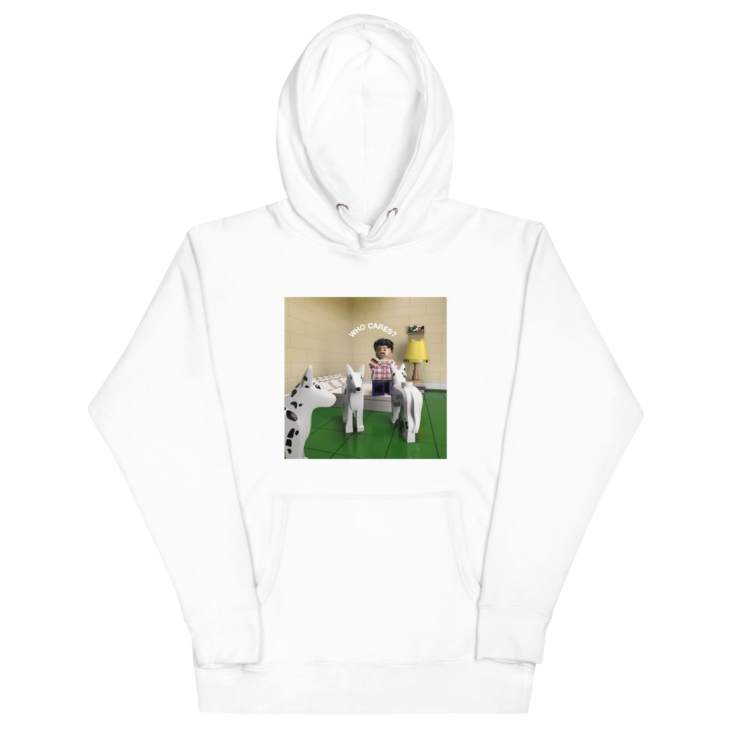 "Rex Orange County - Who Cares?" Lego Parody Hoodie