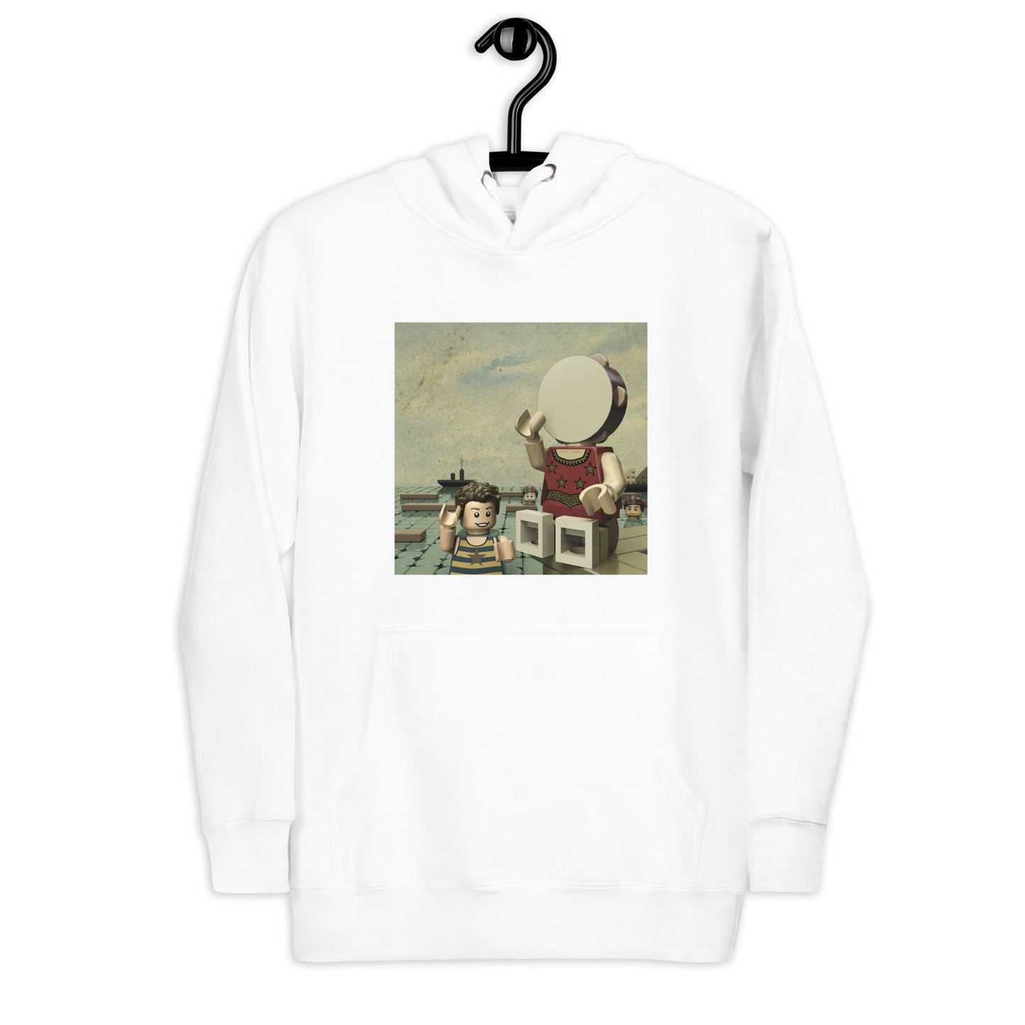 "Neutral Milk Hotel - In the Aeroplane Over the Sea" Lego Parody Hoodie