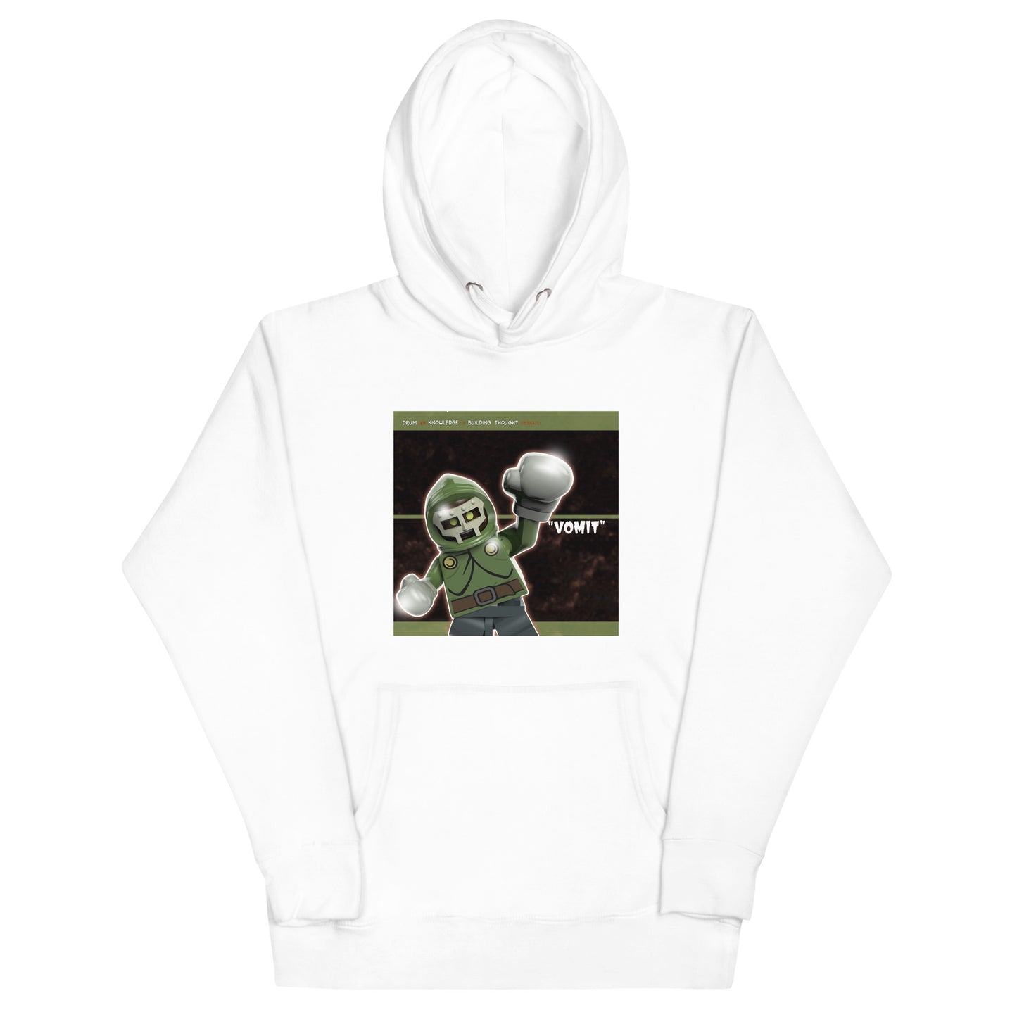 "MF DOOM & Parallel Thought - Vomit" Lego Parody Hoodie