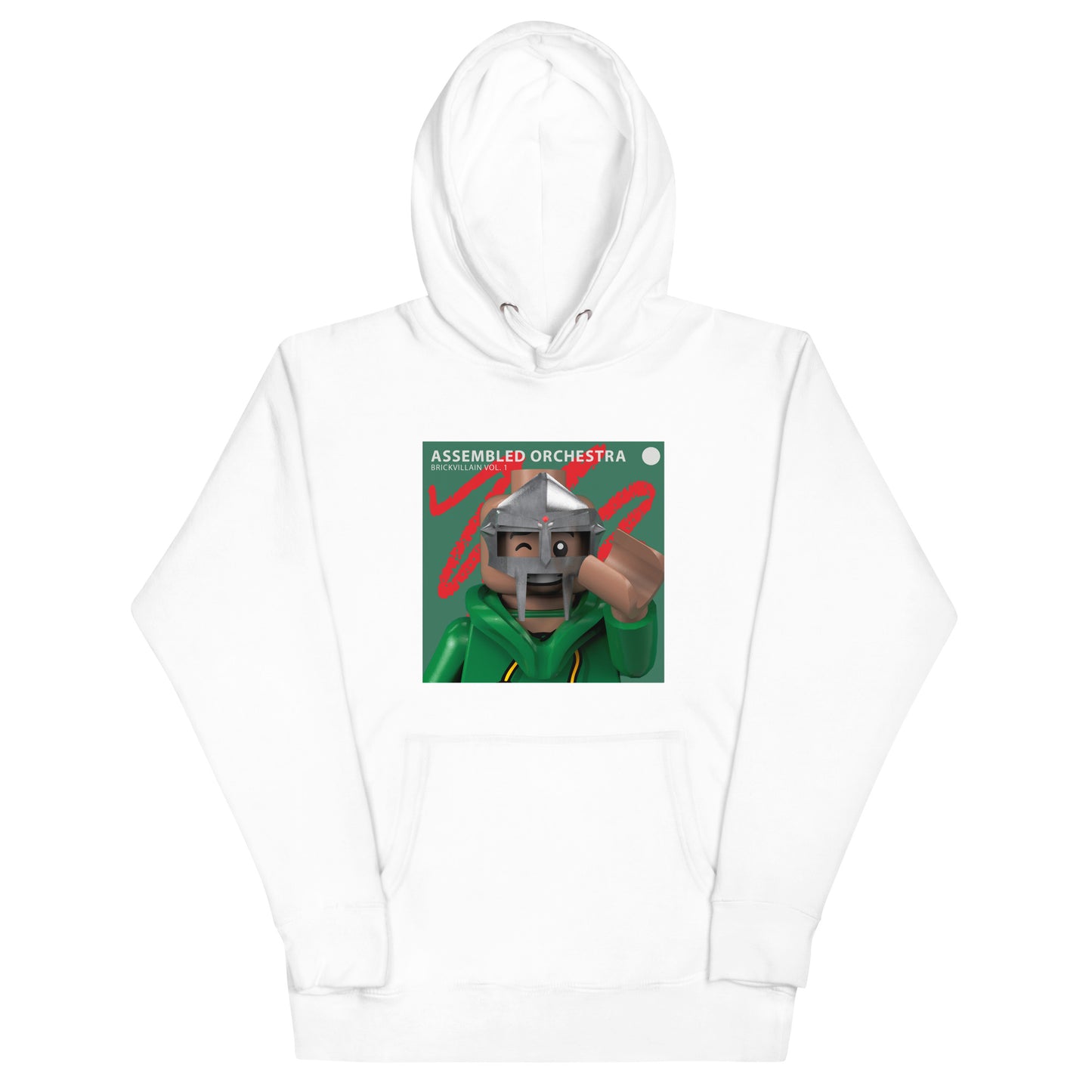 "Abstract Orchestra - Madvillain, Vol. 1" Lego Parody Hoodie